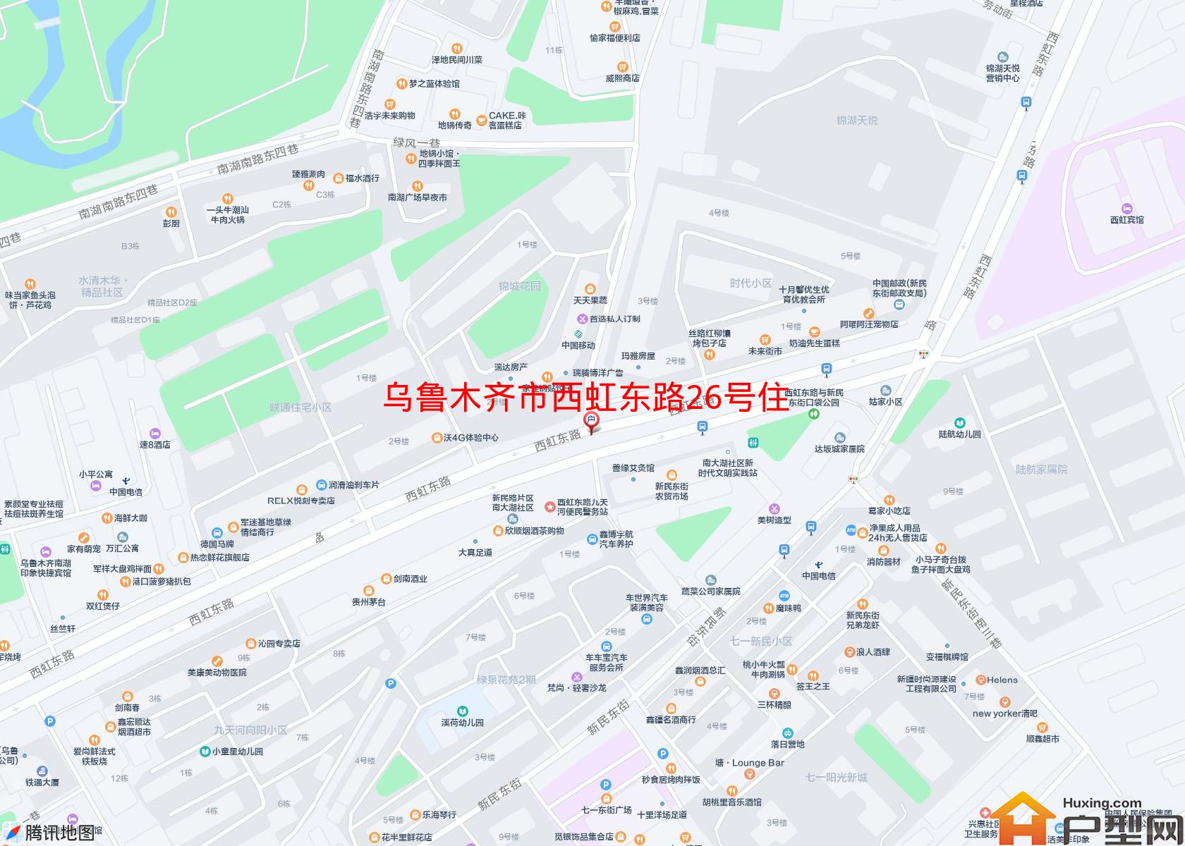 西虹东路26号住宅小区小区 - 户型网