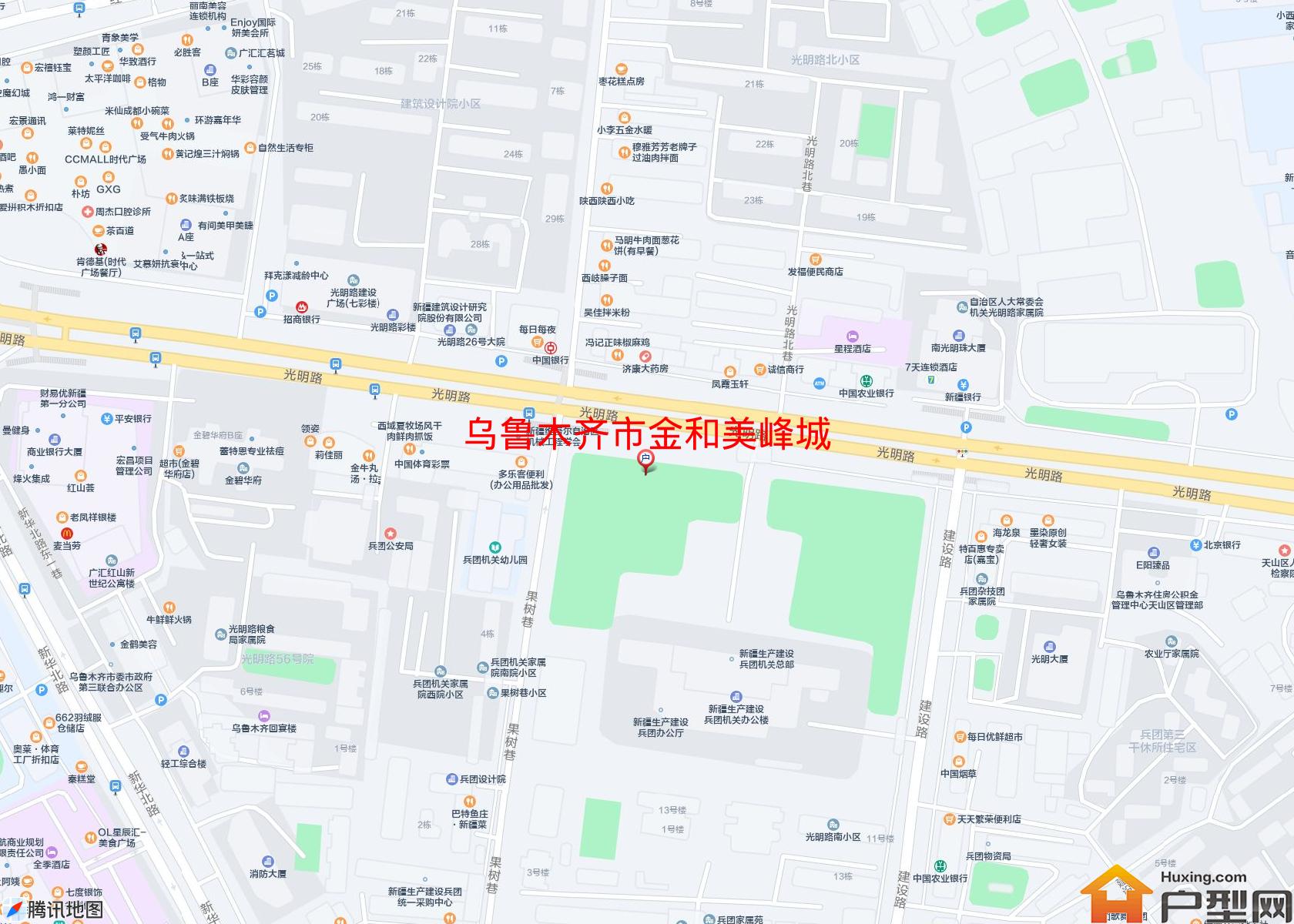 金和美峰城小区 - 户型网