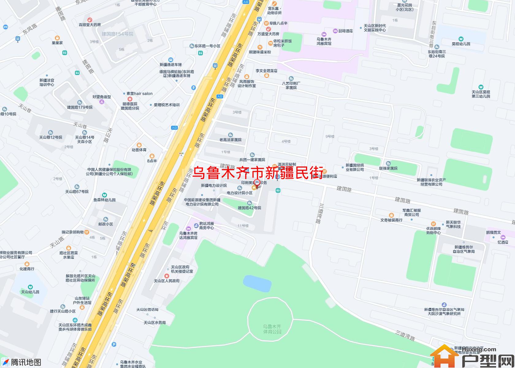 新疆民街小区 - 户型网