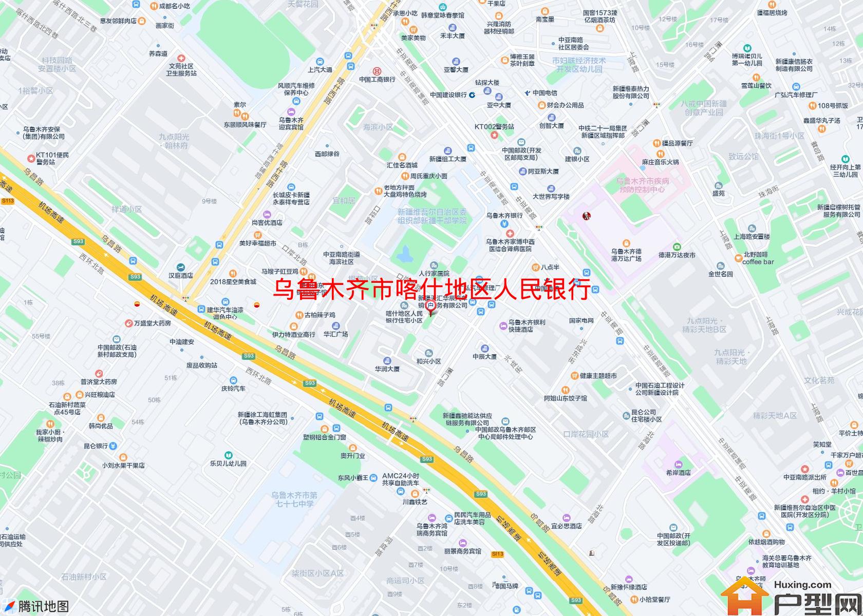 喀什地区人民银行住宅小区小区 - 户型网