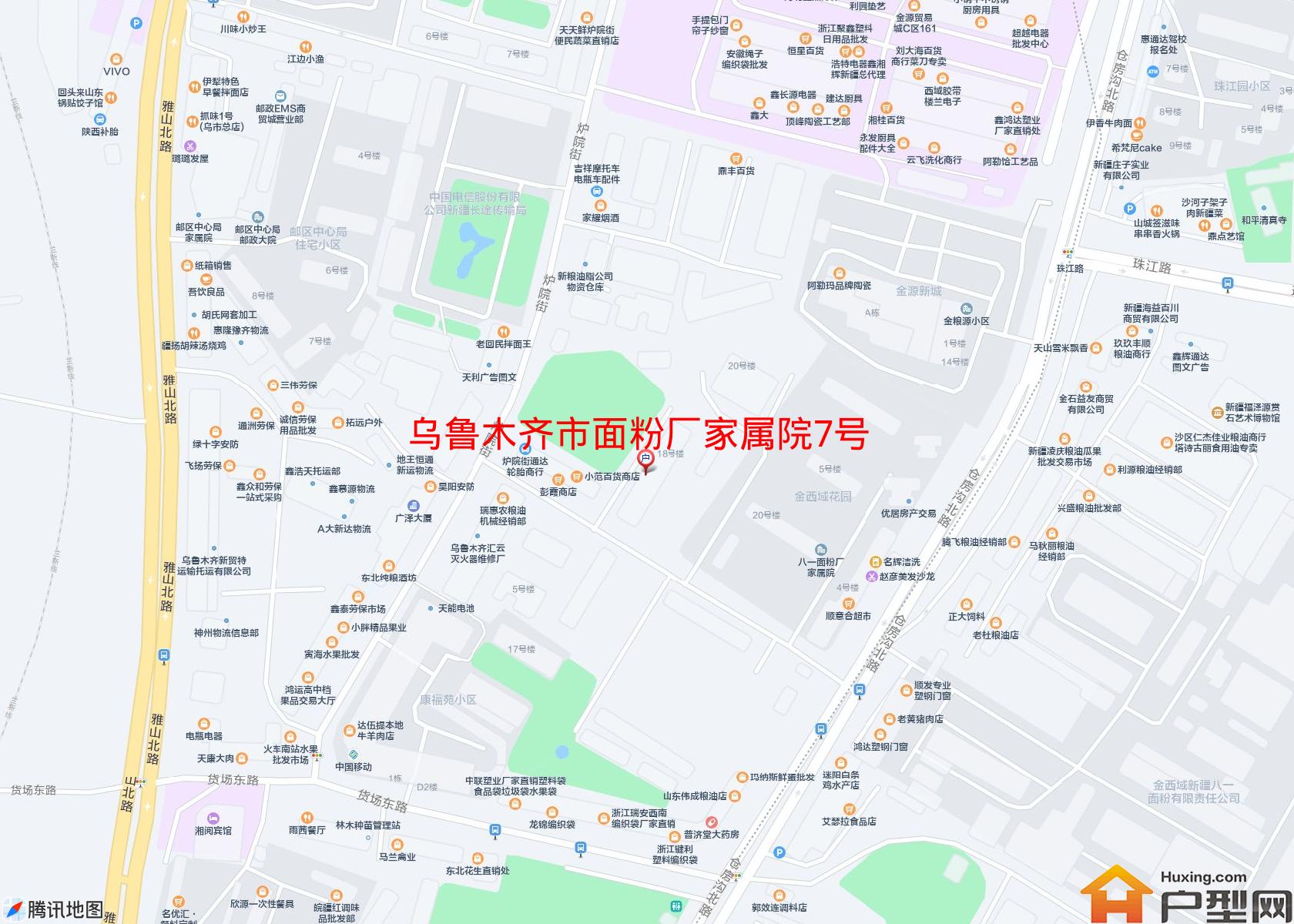 面粉厂家属院7号楼小区 - 户型网