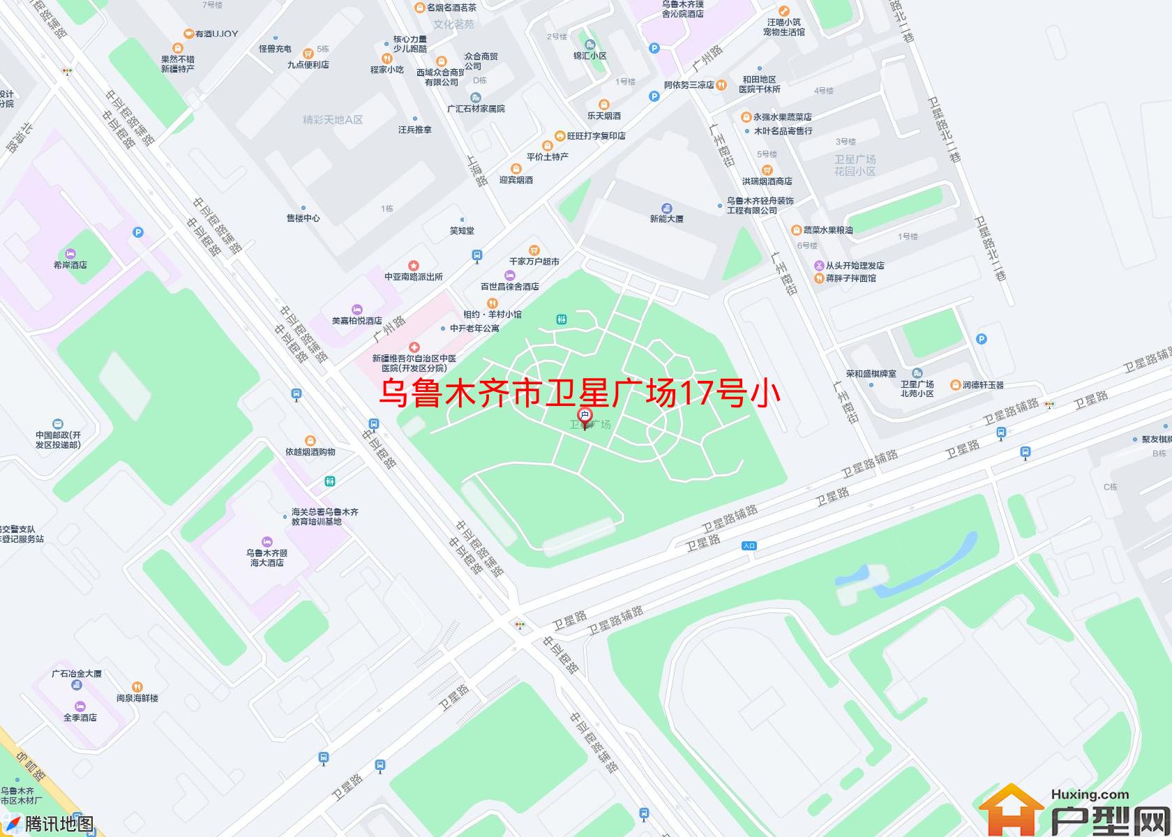 卫星广场17号小区小区 - 户型网