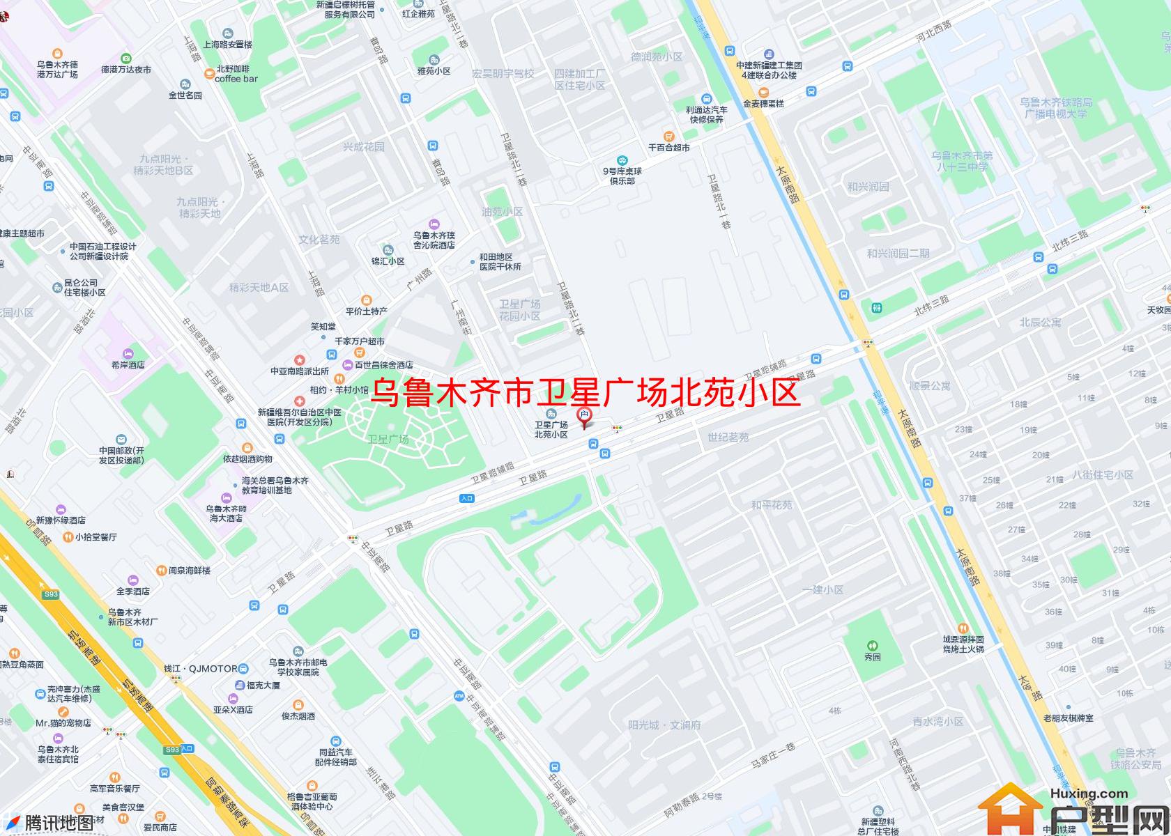 卫星广场北苑小区小区 - 户型网