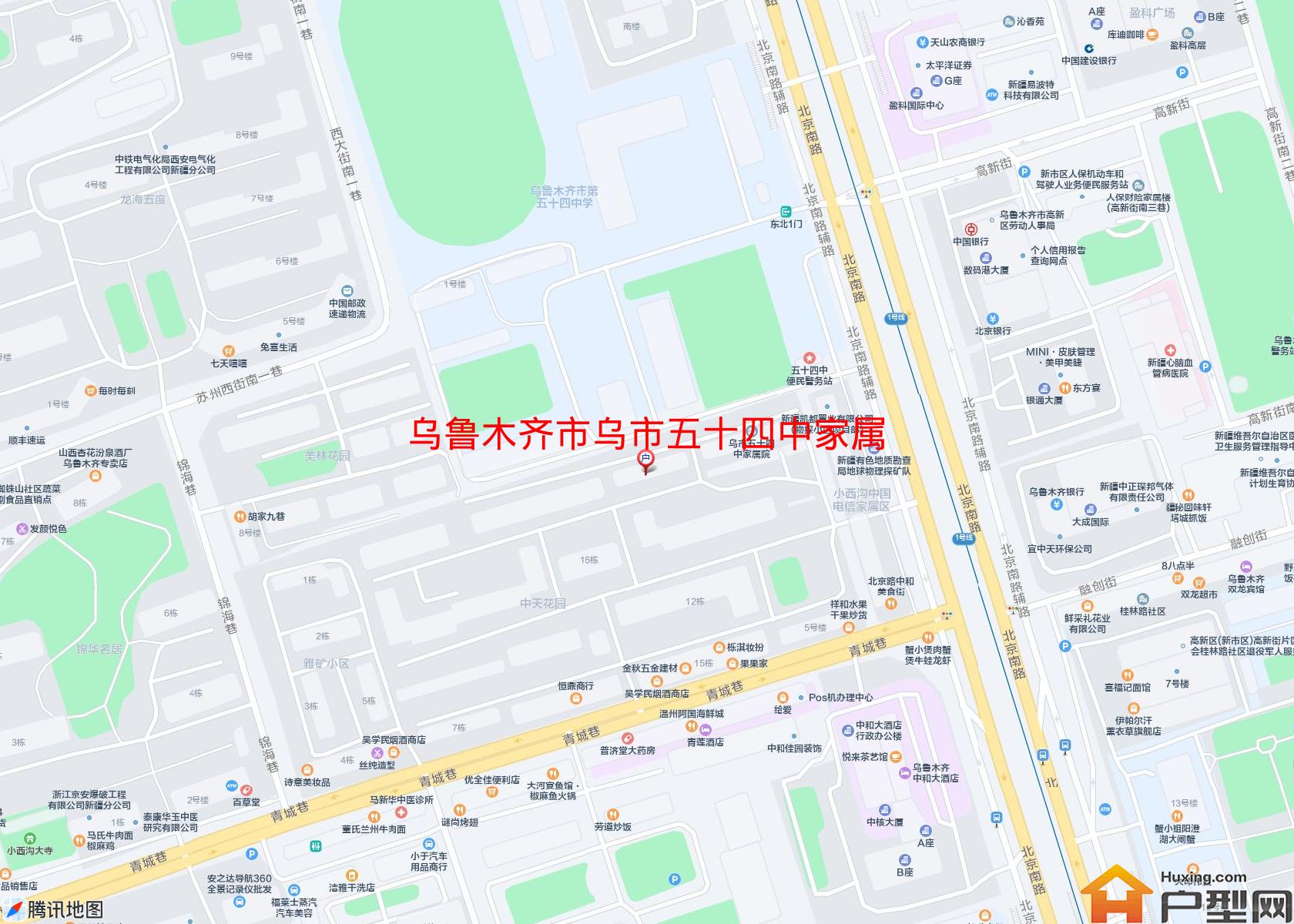 乌市五十四中家属院小区 - 户型网