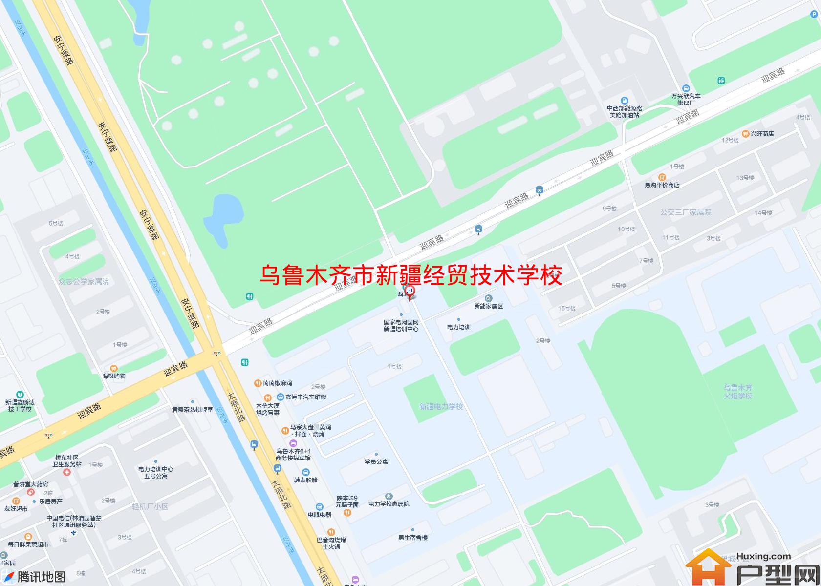 新疆经贸技术学校宿舍小区 - 户型网