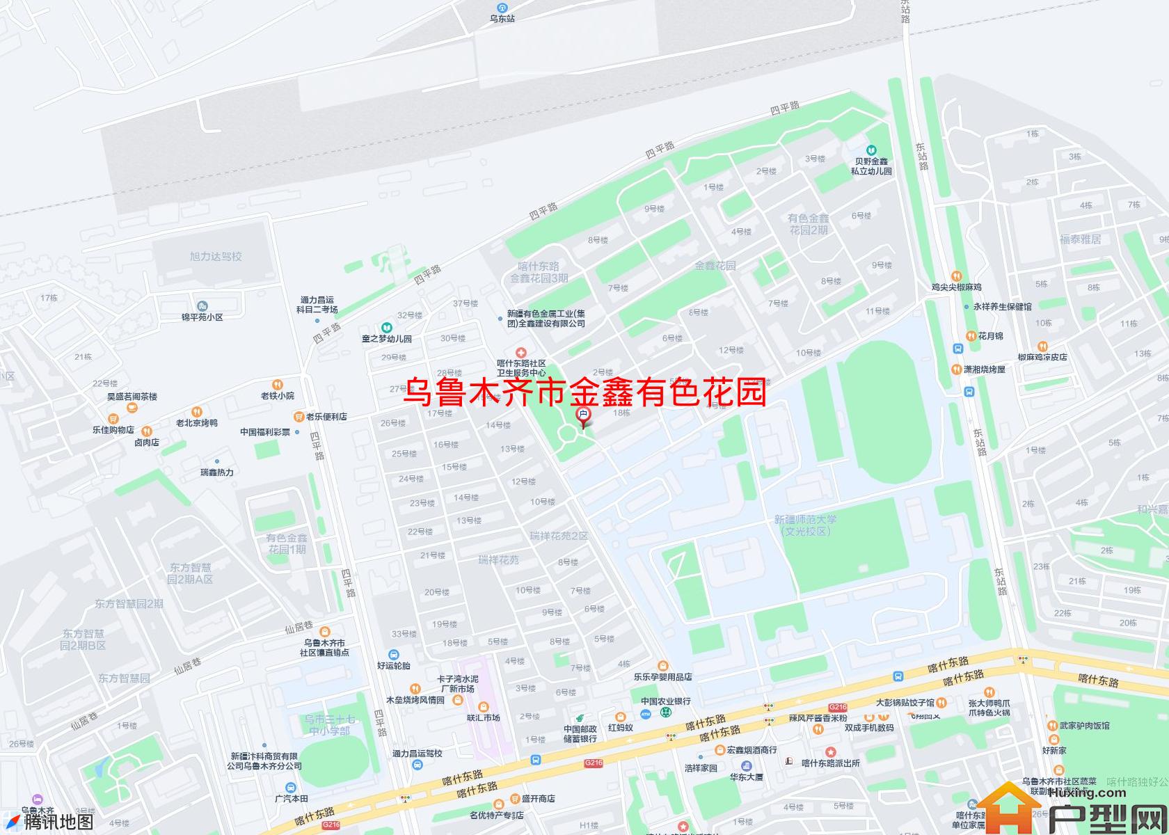 金鑫有色花园小区 - 户型网