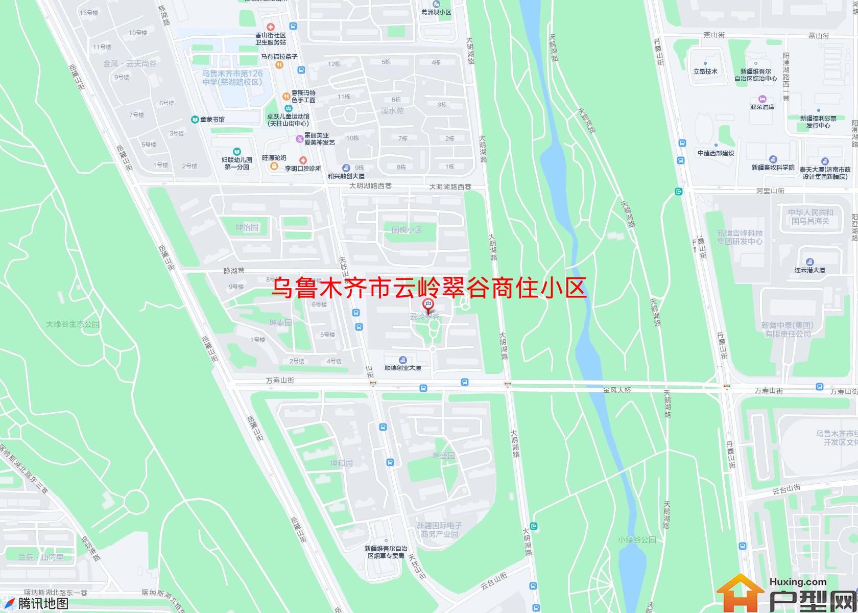 云岭翠谷商住小区小区 - 户型网