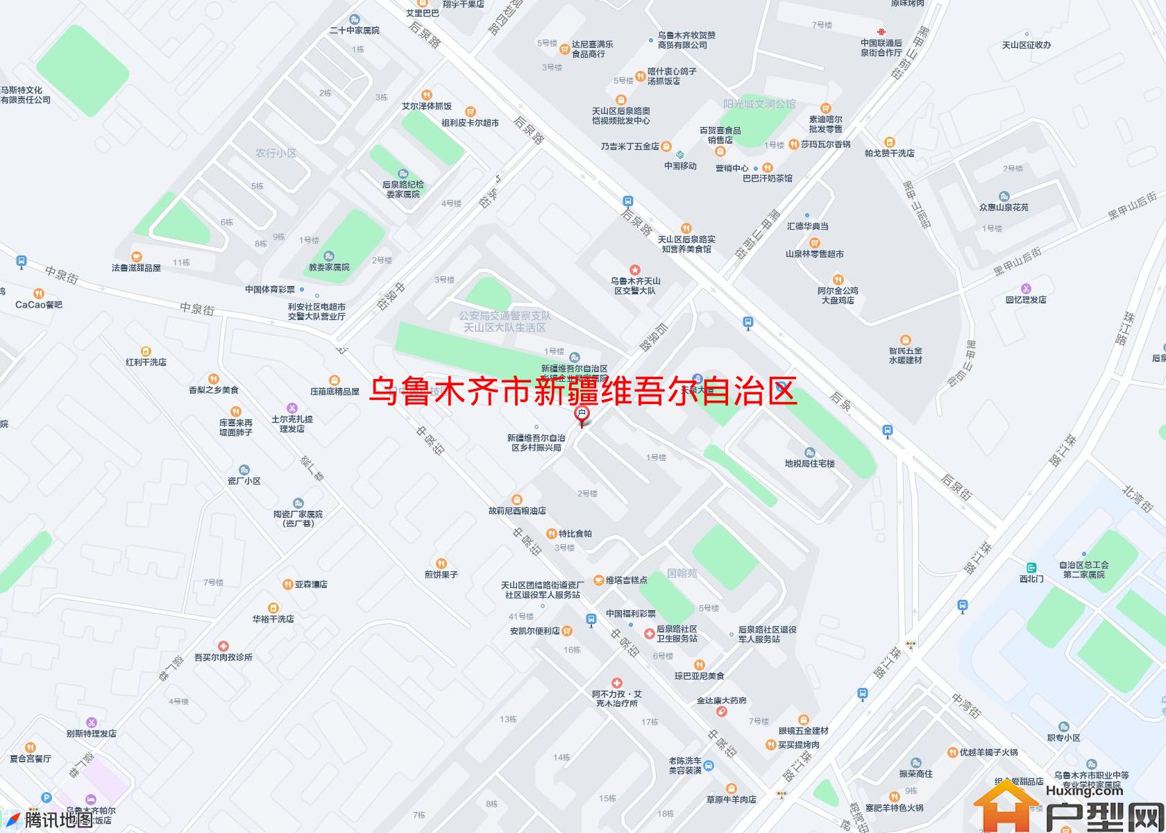 新疆维吾尔自治区乡镇企业局家属院小区 - 户型网