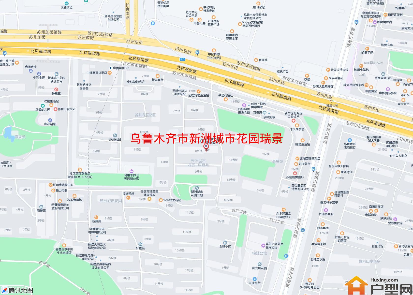 新洲城市花园瑞景苑小区 - 户型网
