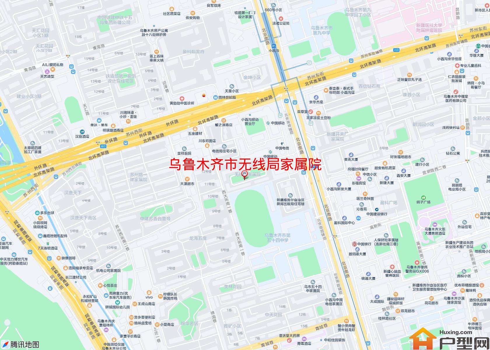 无线局家属院小区 - 户型网
