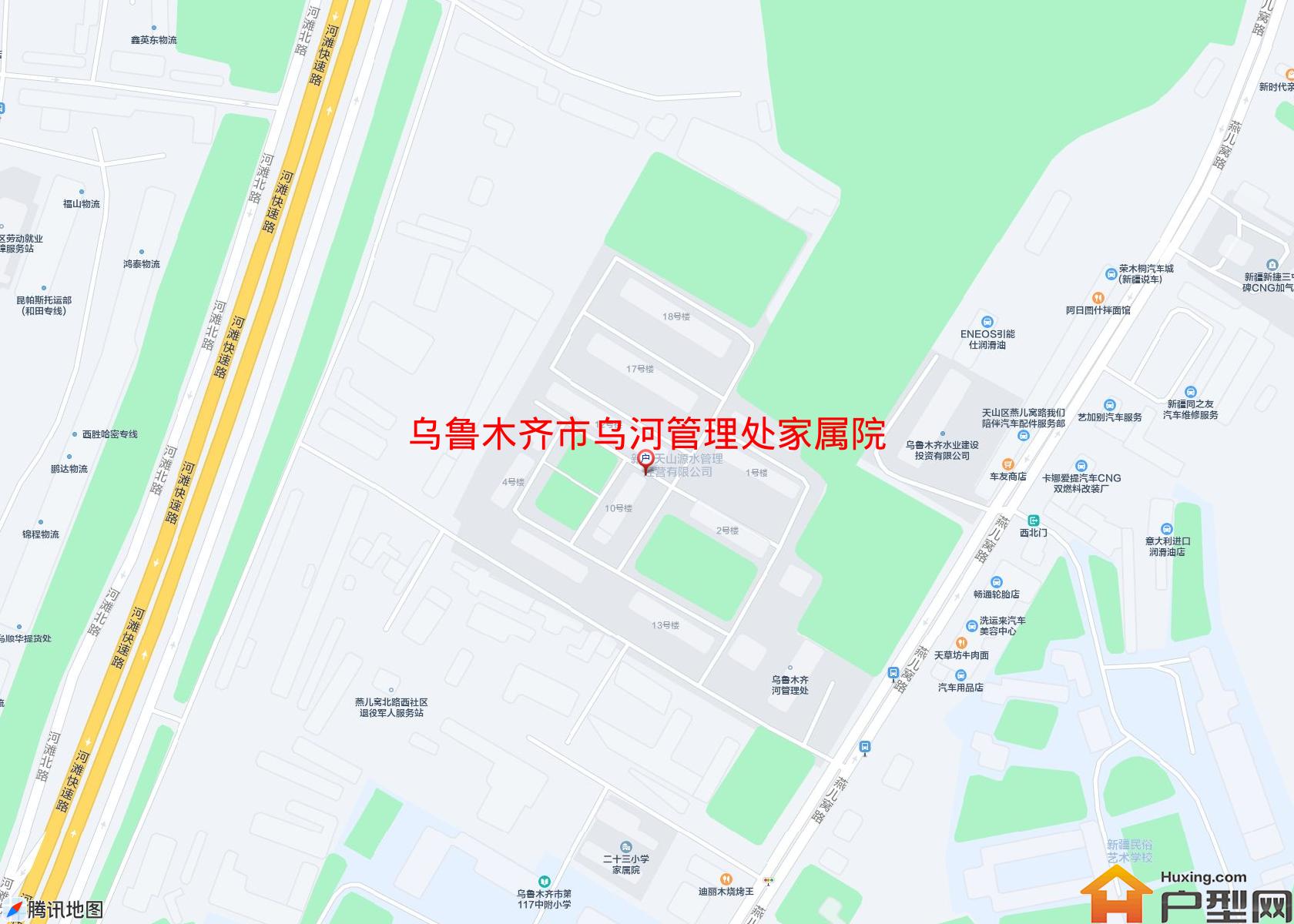 乌河管理处家属院小区 - 户型网