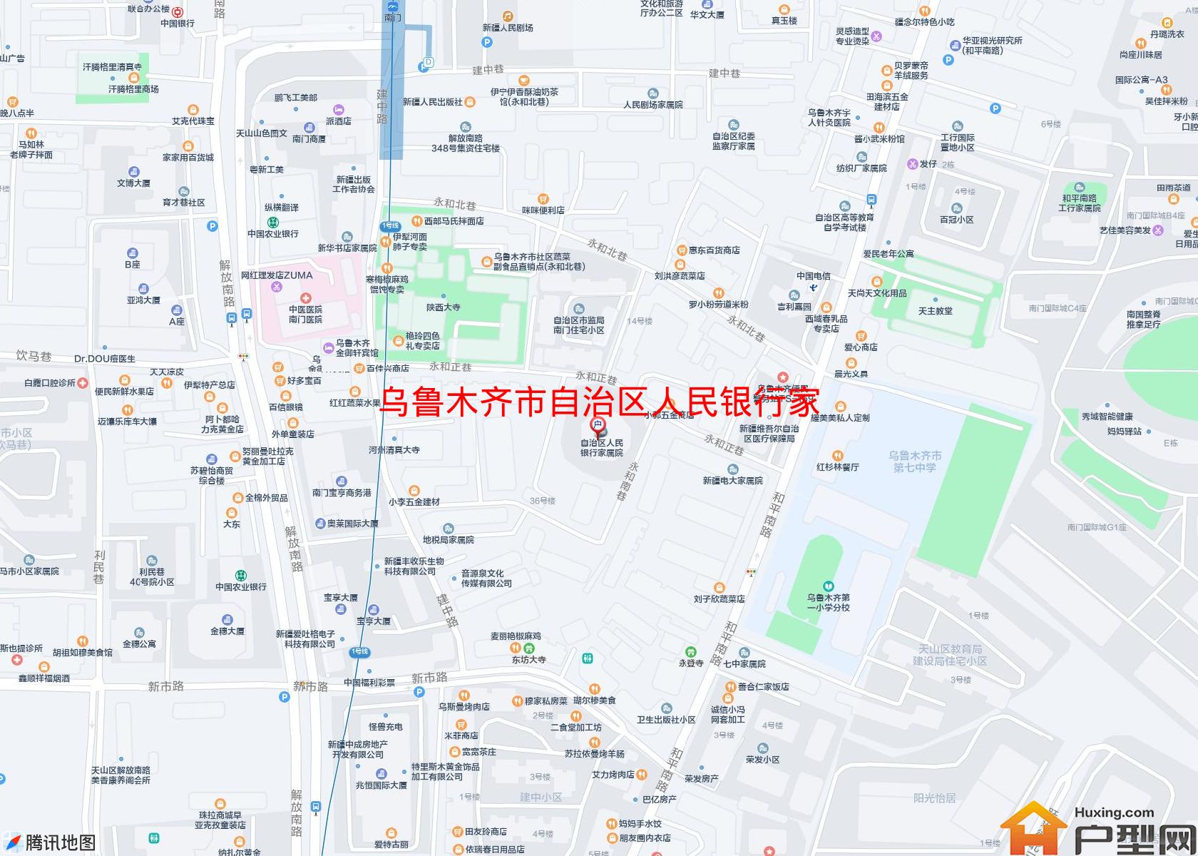 自治区人民银行家属院小区 - 户型网