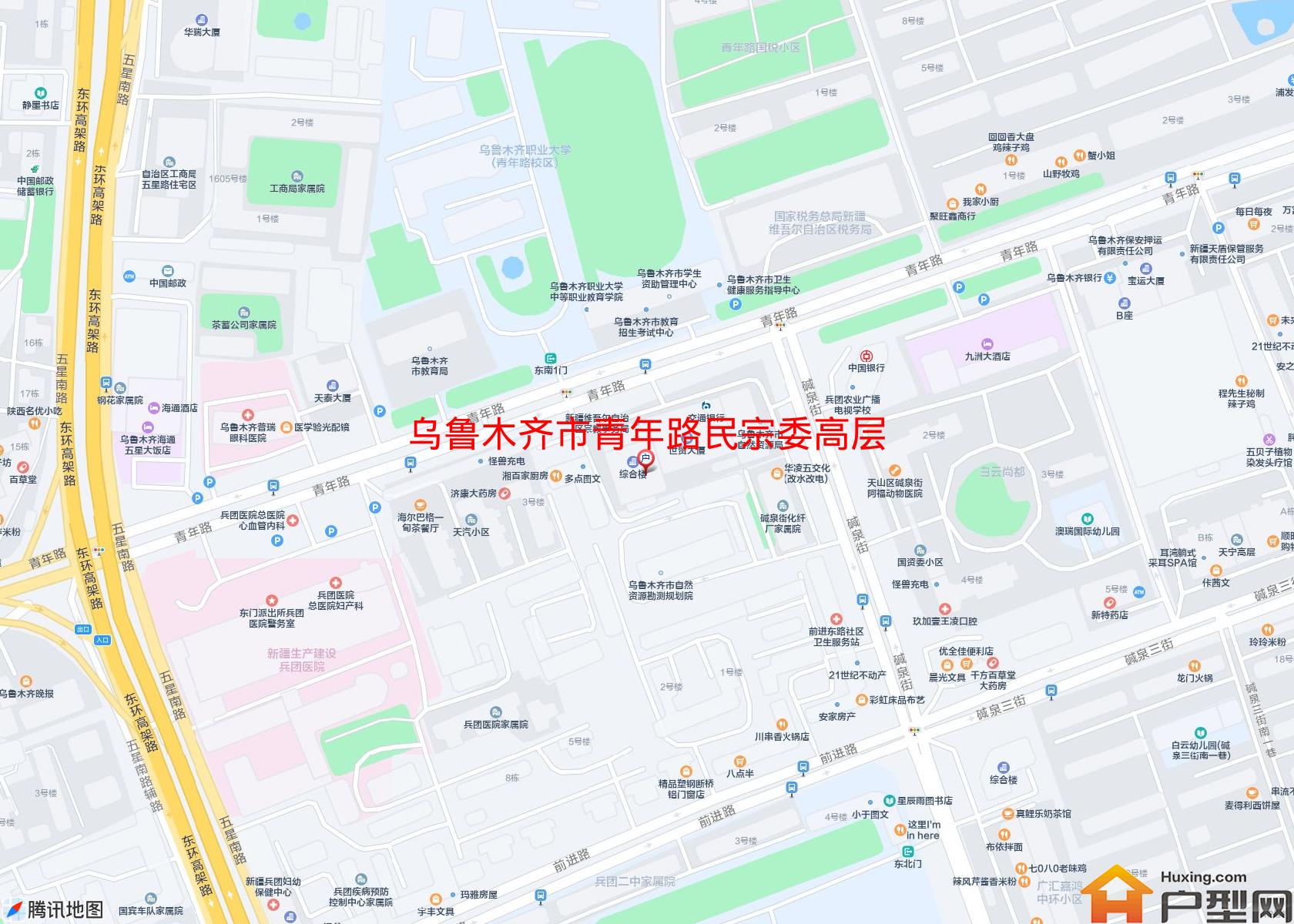 青年路民宗委高层小区 - 户型网
