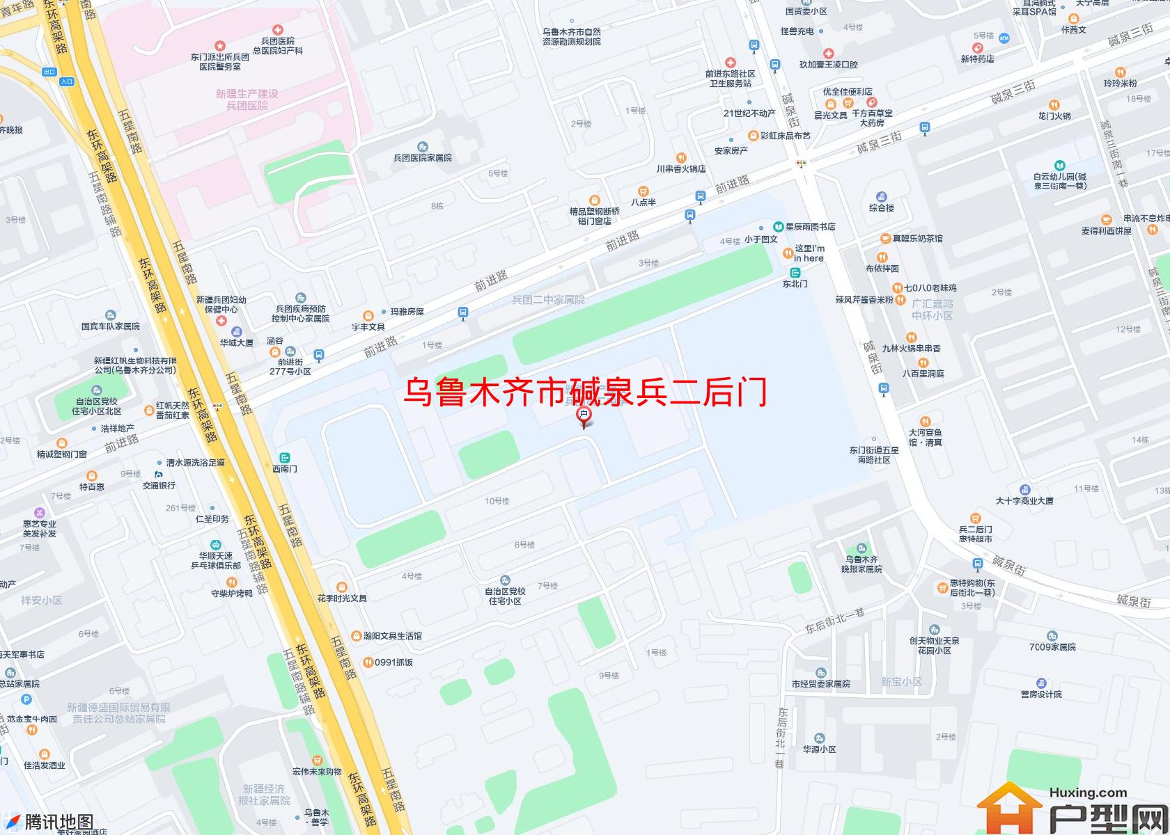 碱泉兵二后门小区 - 户型网