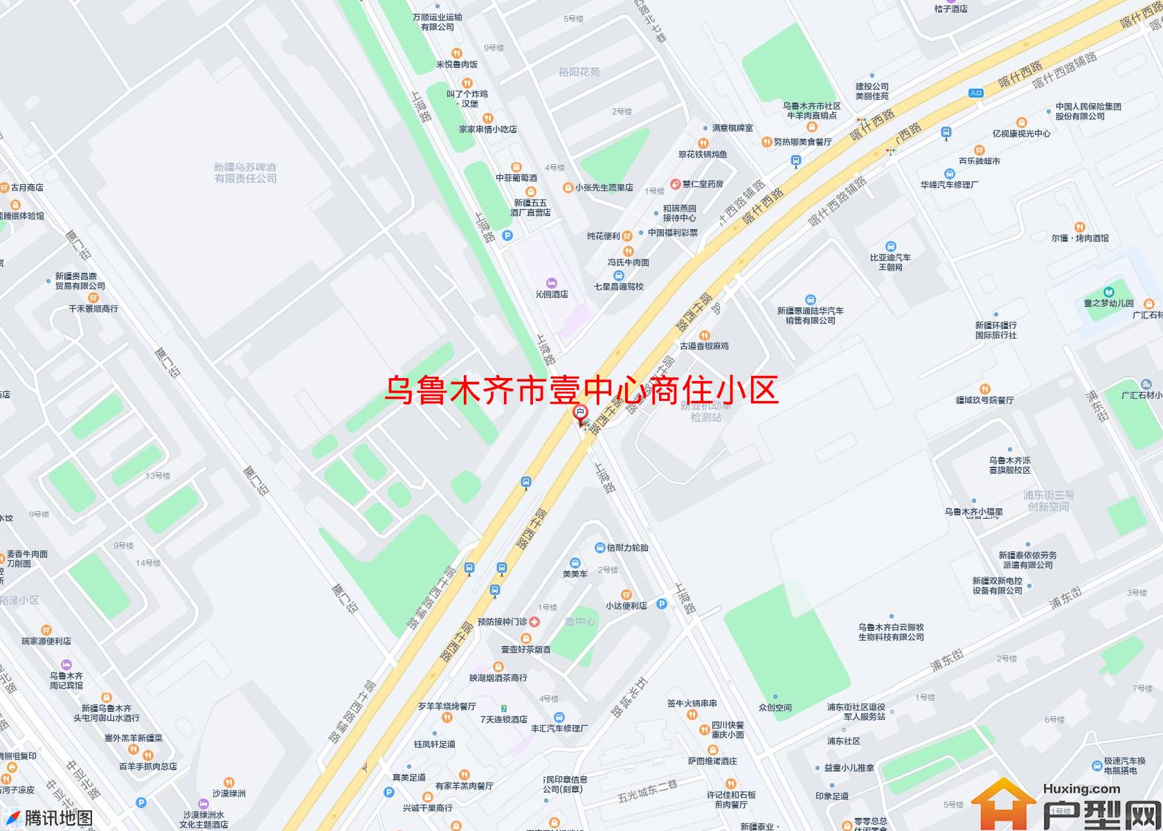 壹中心商住小区小区 - 户型网