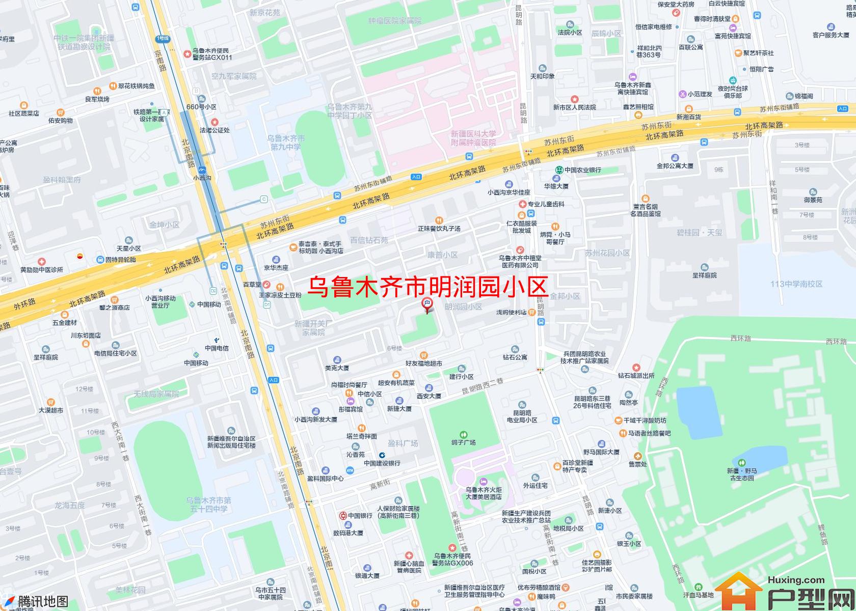 明润园小区小区 - 户型网