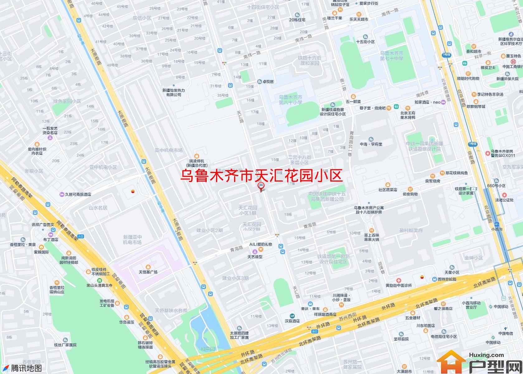 天汇花园小区小区 - 户型网