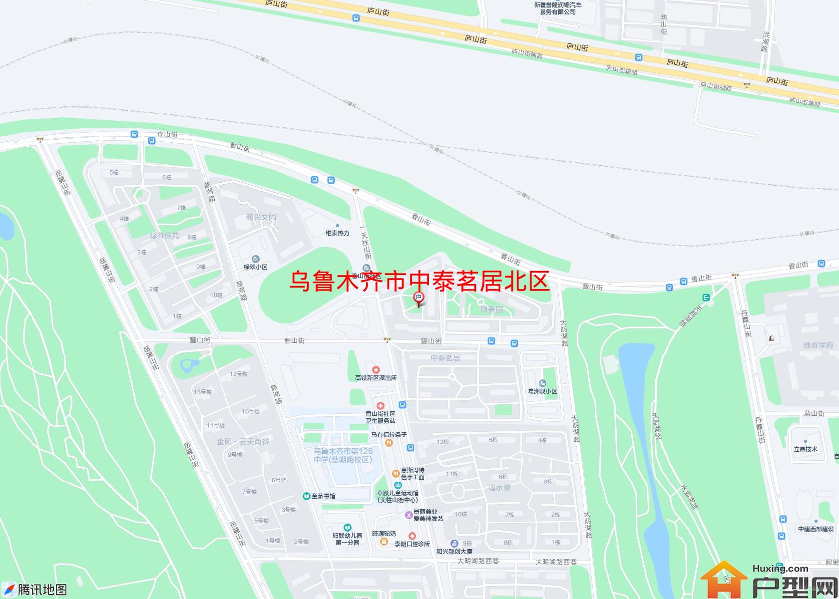 中泰茗居北区小区 - 户型网