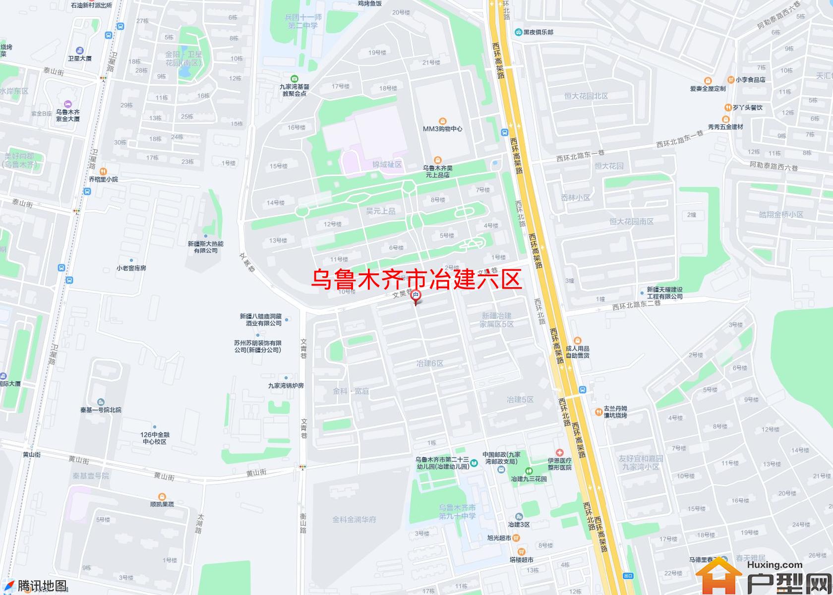 冶建六区小区 - 户型网