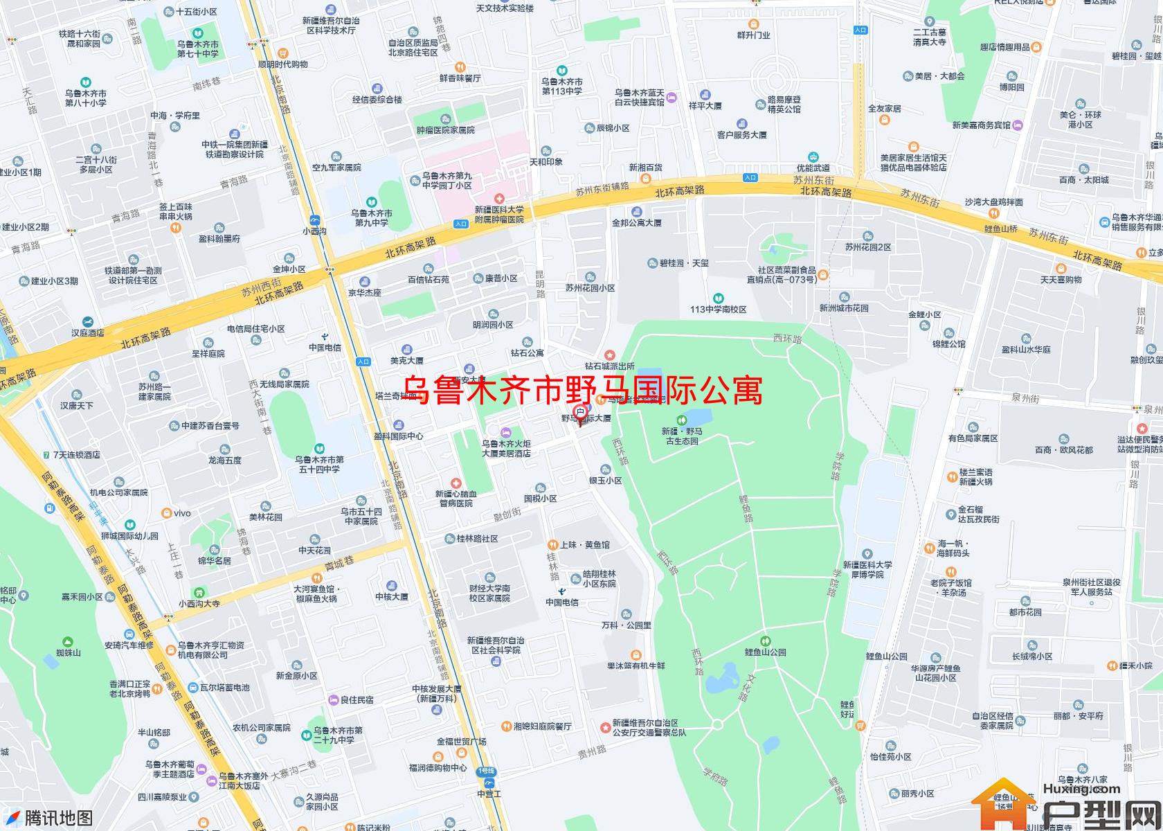 野马国际公寓小区 - 户型网