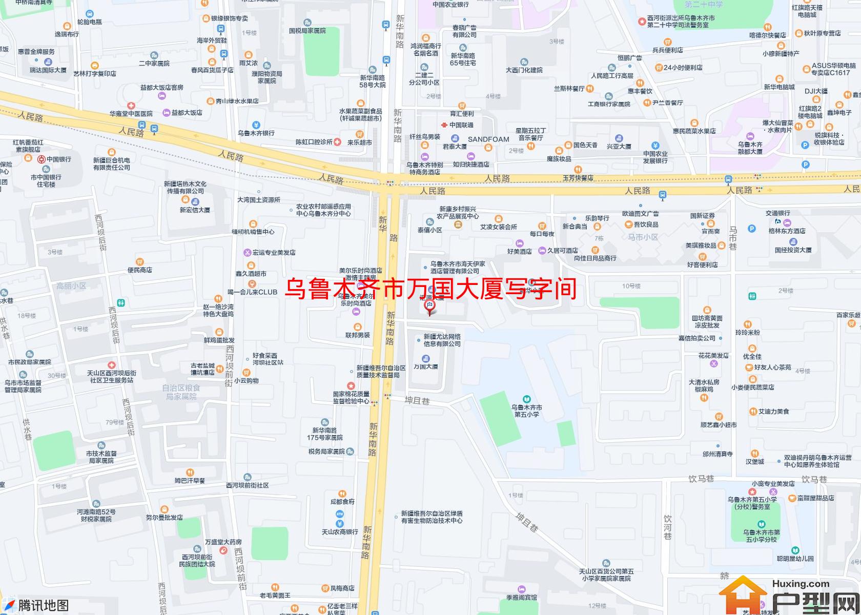 万国大厦写字间小区 - 户型网