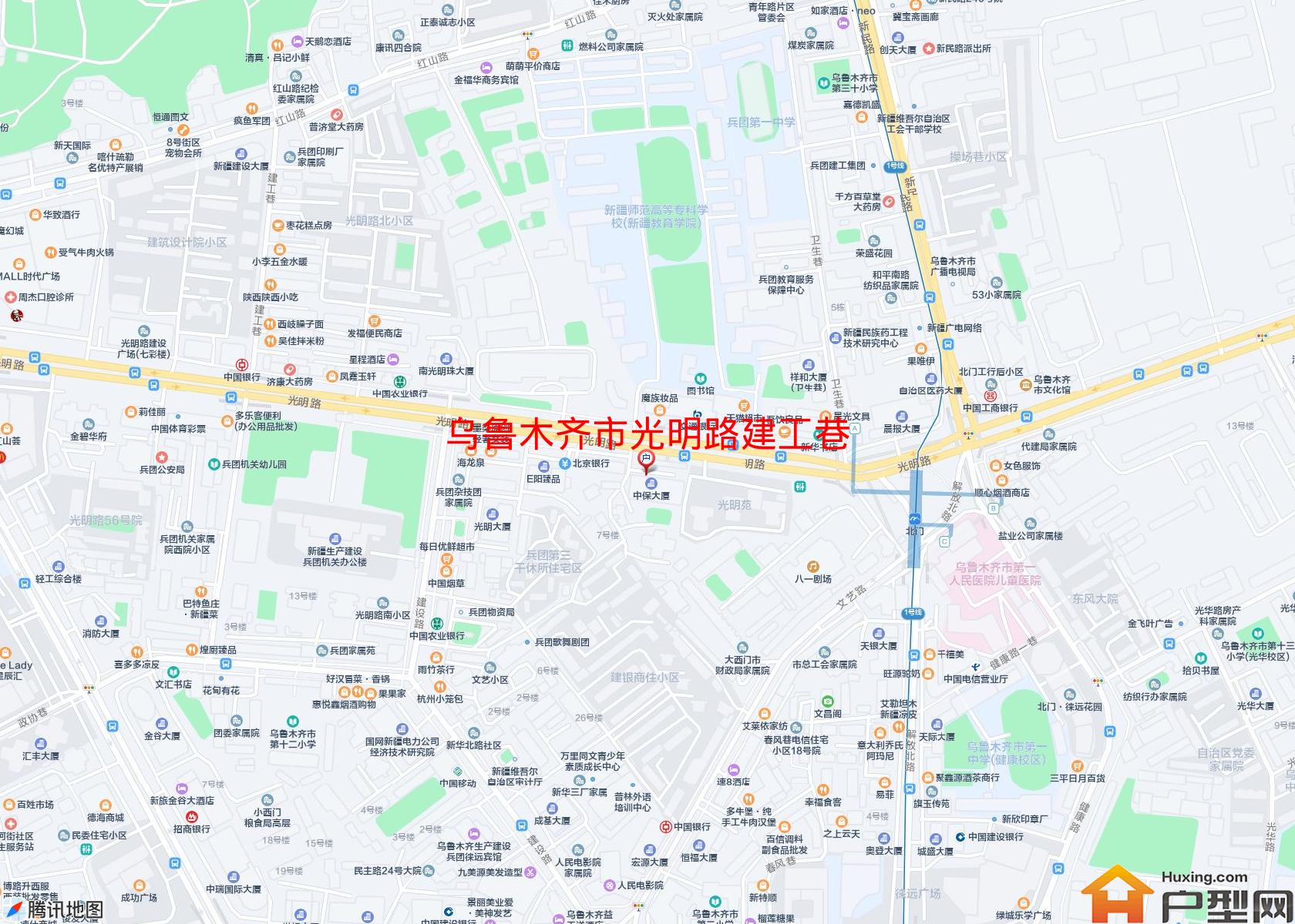 光明路建工巷小区 - 户型网