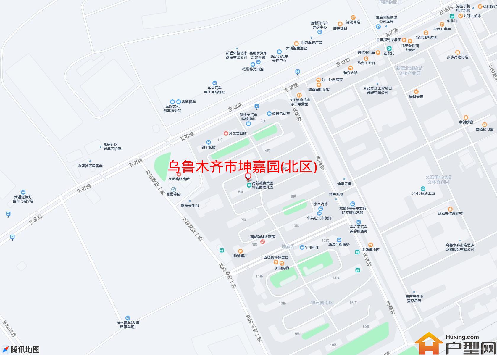 坤嘉园(北区)小区 - 户型网