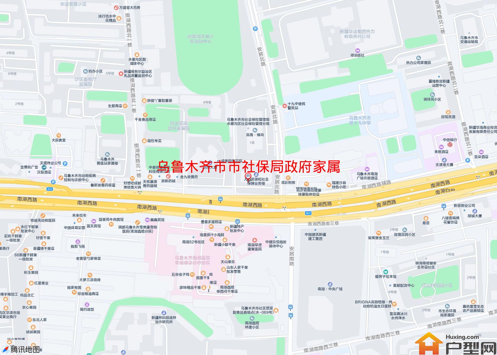 市社保局政府家属小区 - 户型网