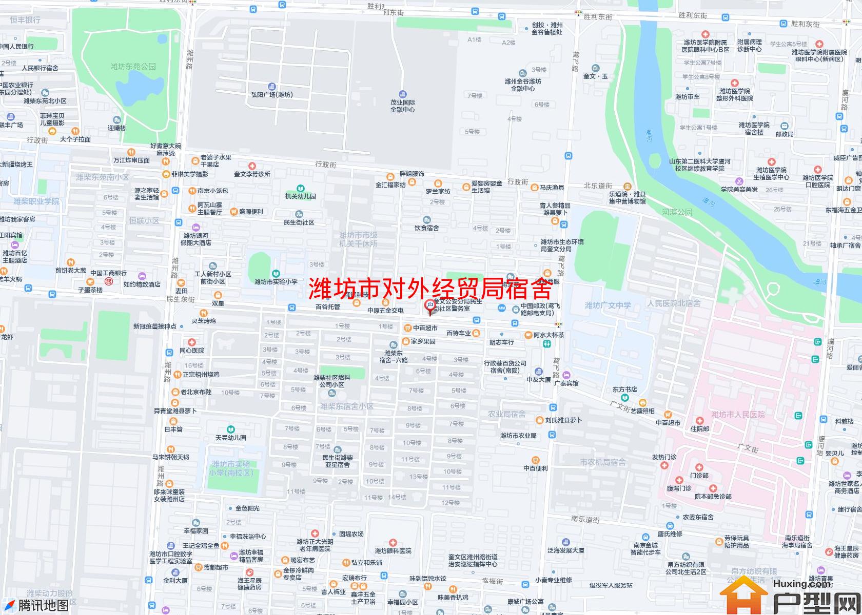 对外经贸局宿舍小区 - 户型网