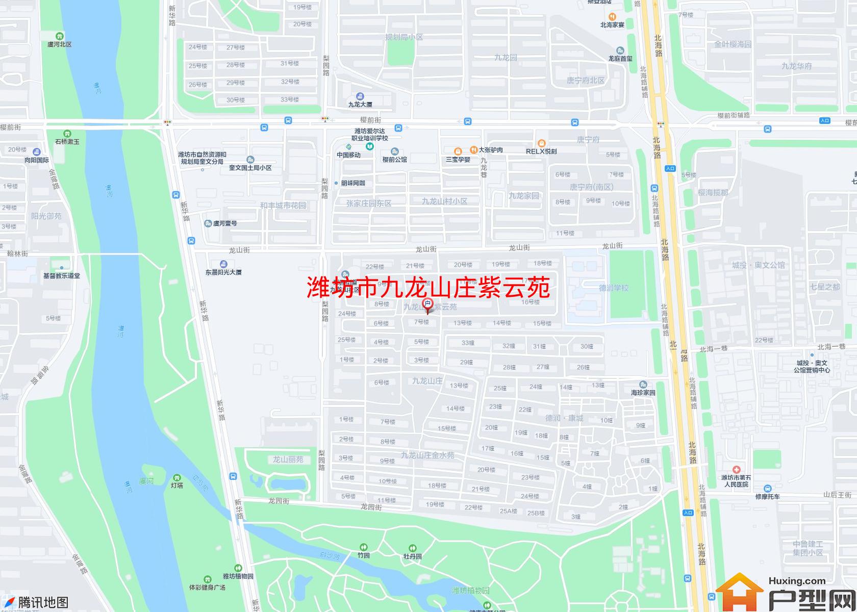 九龙山庄紫云苑小区 - 户型网