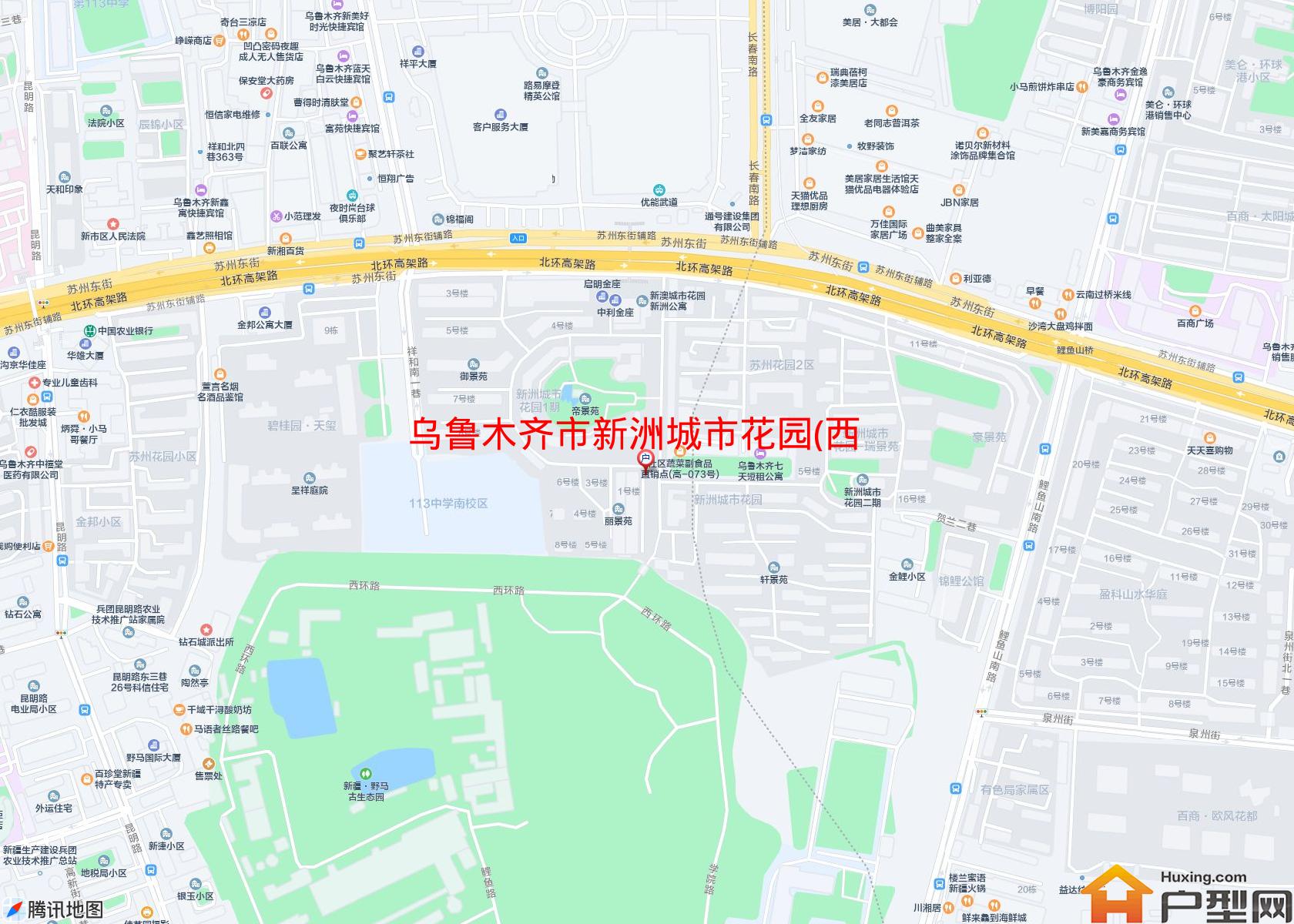 新洲城市花园(西区)小区 - 户型网