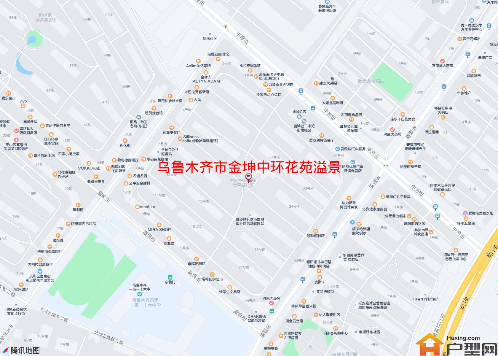 金坤中环花苑溢景轩(C区)小区 - 户型网