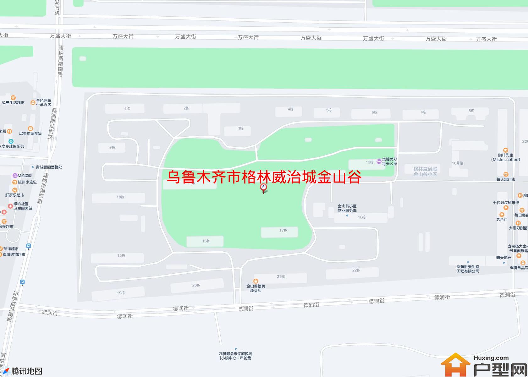 格林威治城金山谷小区 - 户型网