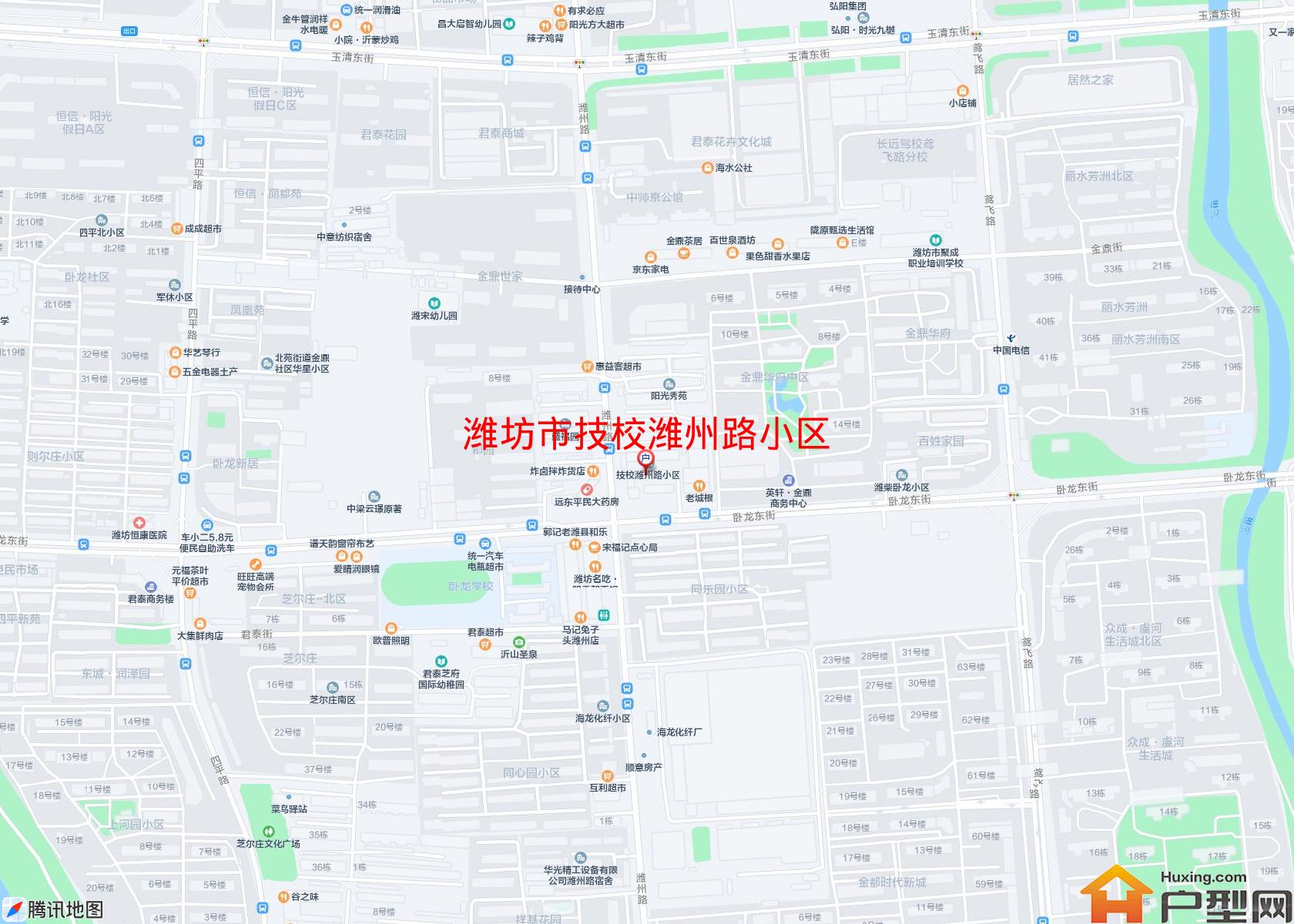 技校潍州路小区小区 - 户型网