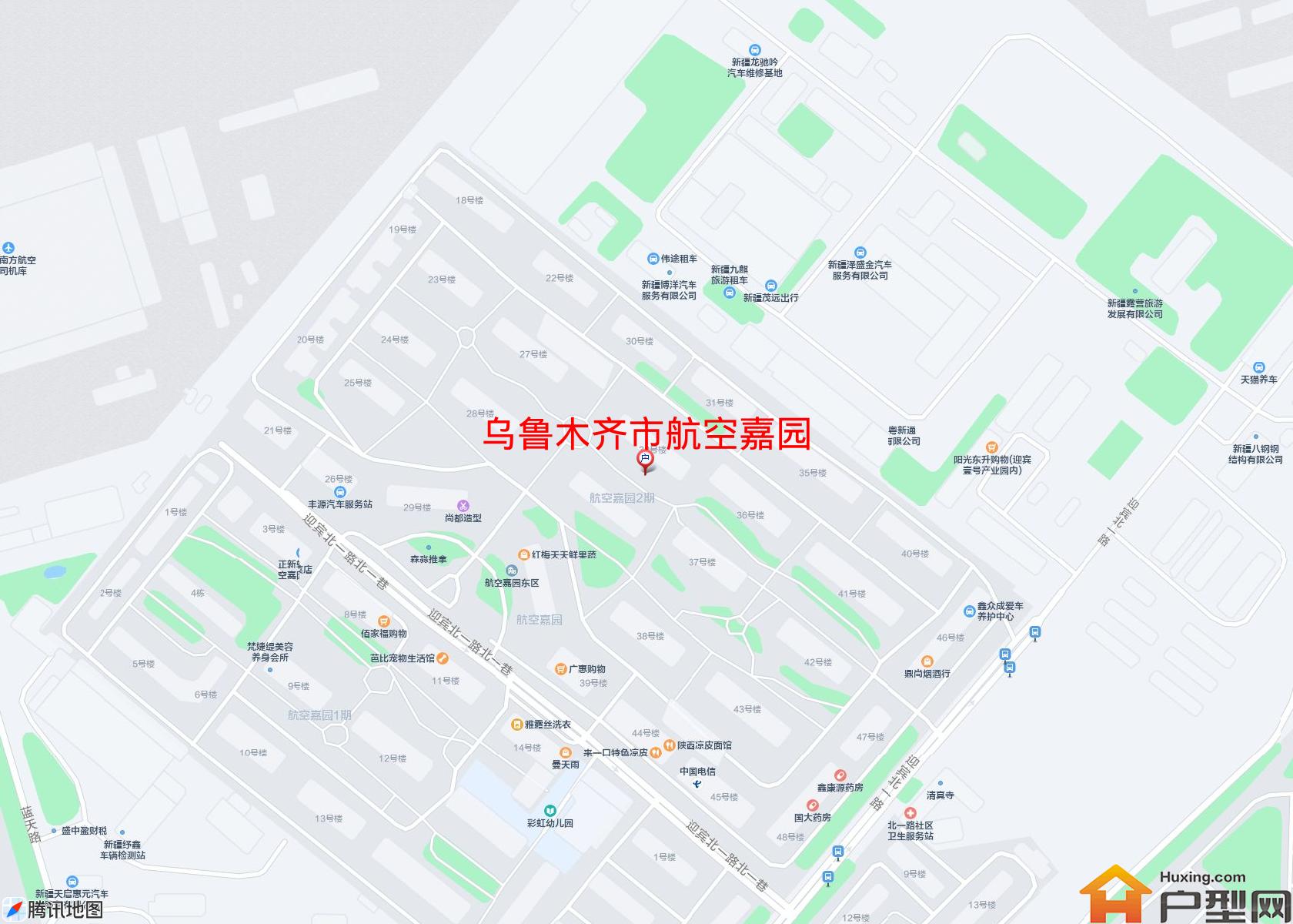 航空嘉园小区 - 户型网