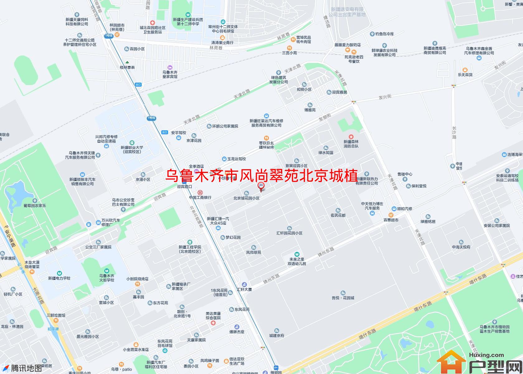风尚翠苑北京城植物园小区 - 户型网