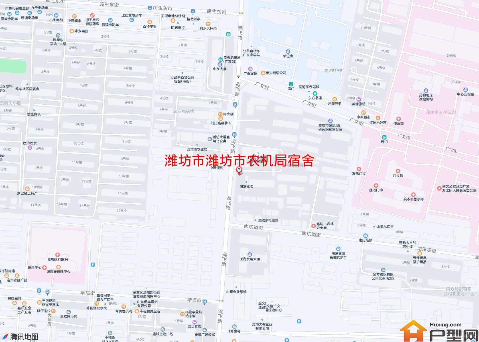潍坊市农机局宿舍小区 - 户型网