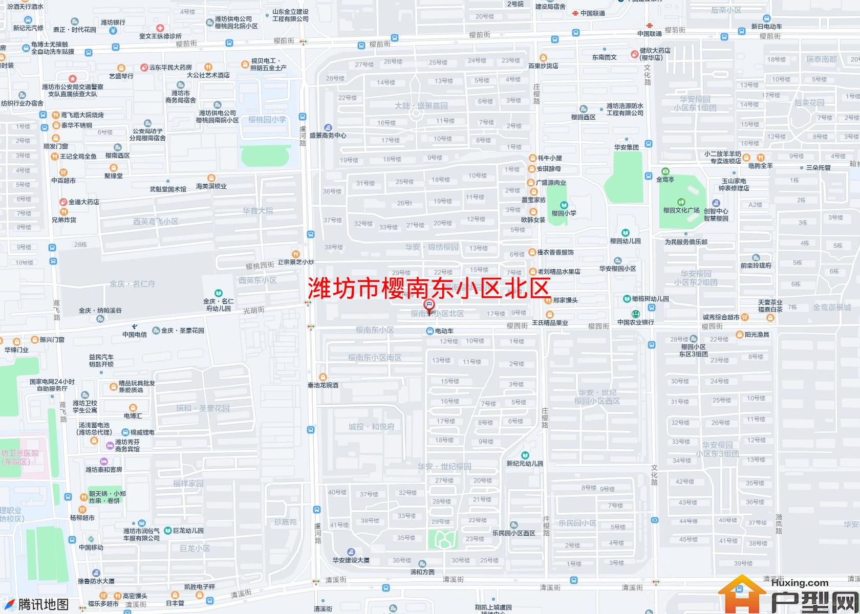 樱南东小区北区小区 - 户型网