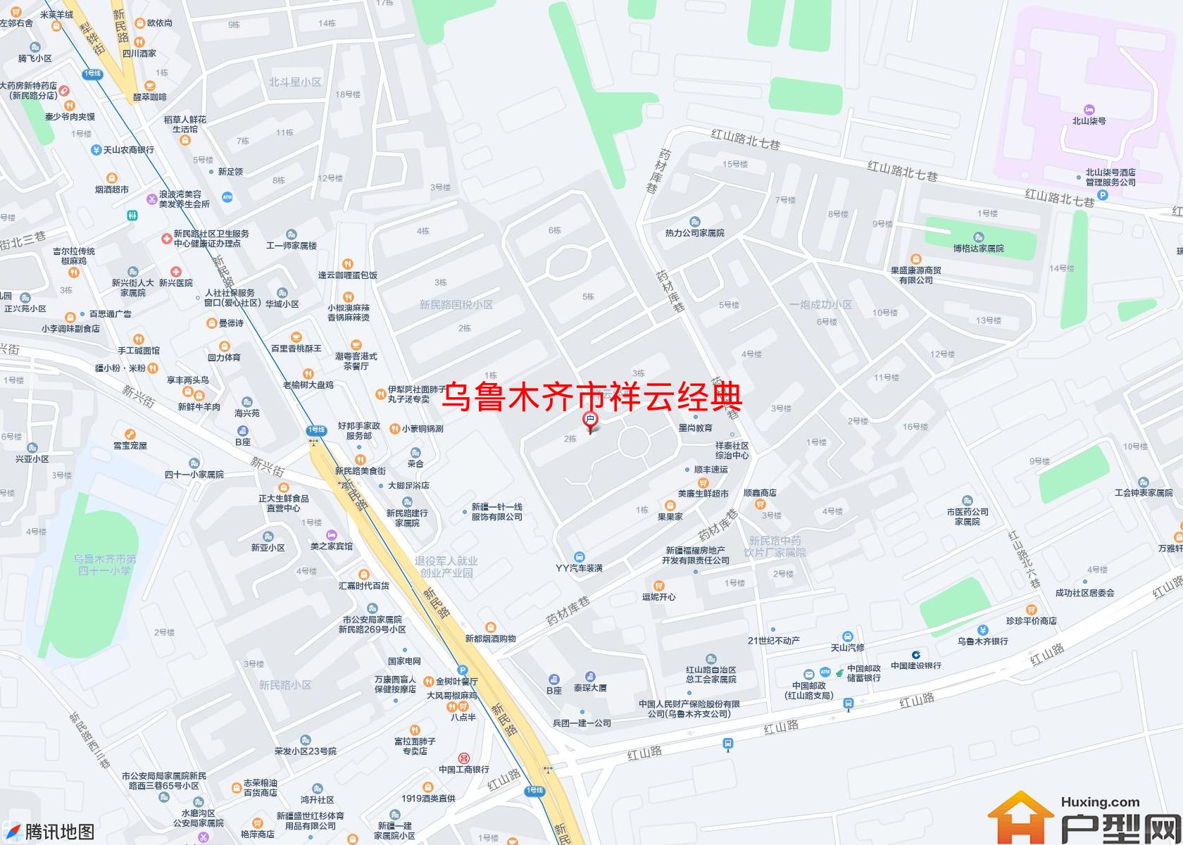 祥云经典小区 - 户型网