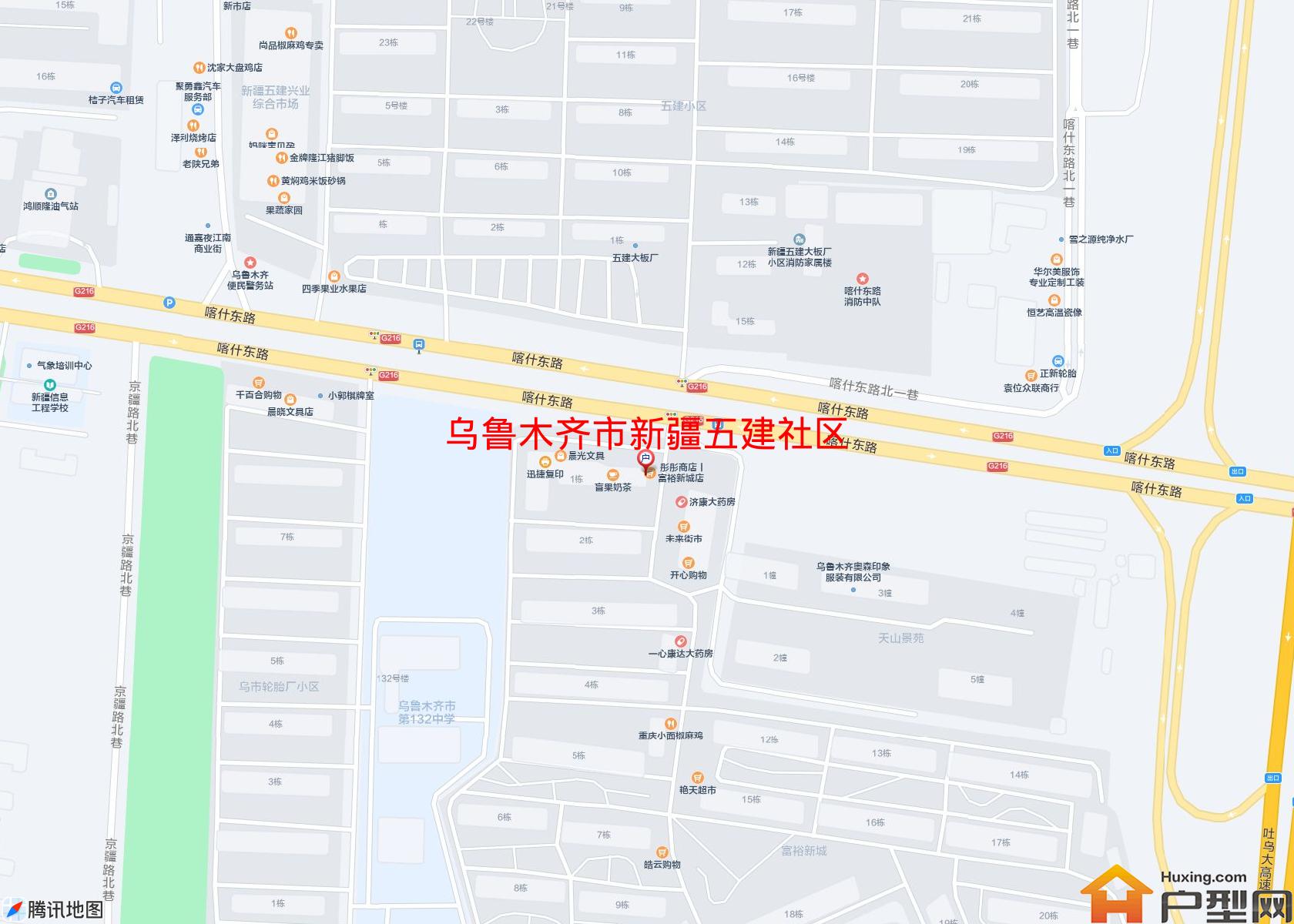 新疆五建社区小区 - 户型网