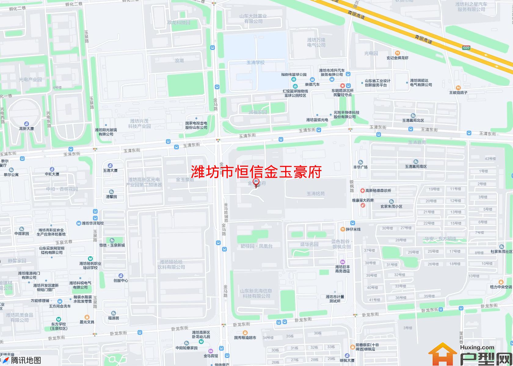 恒信金玉豪府小区 - 户型网
