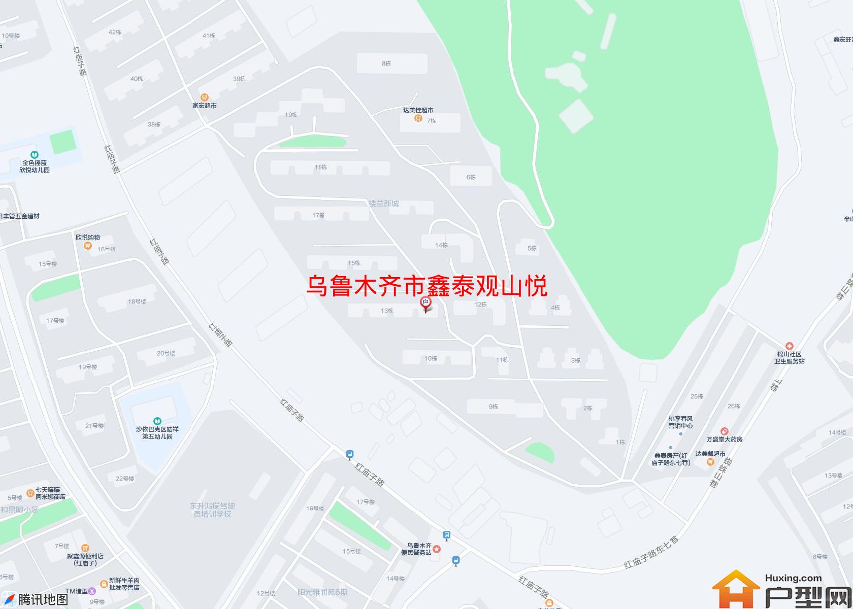 鑫泰观山悦小区 - 户型网