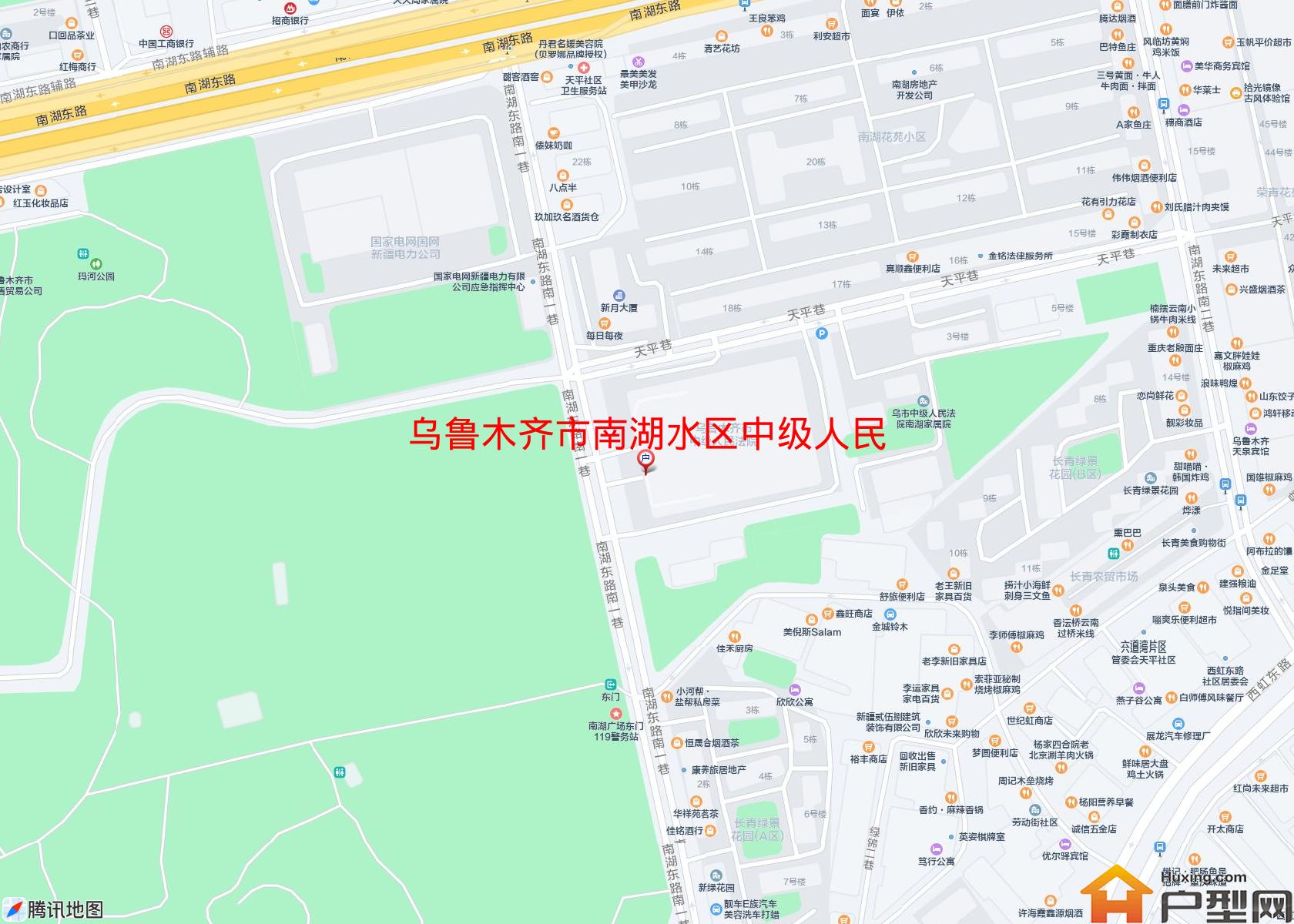 南湖水区中级人民法院小区 - 户型网