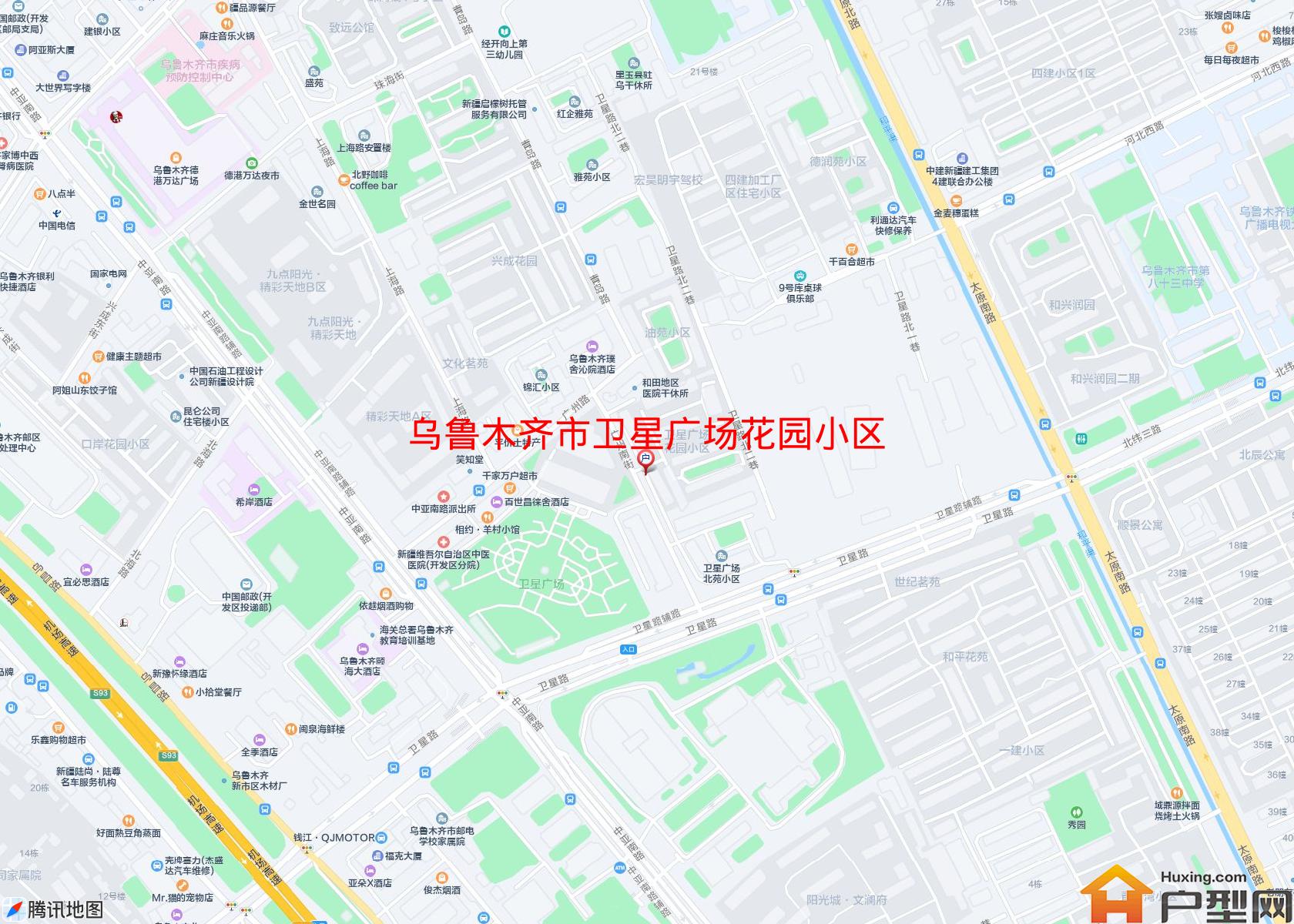 卫星广场花园小区小区 - 户型网