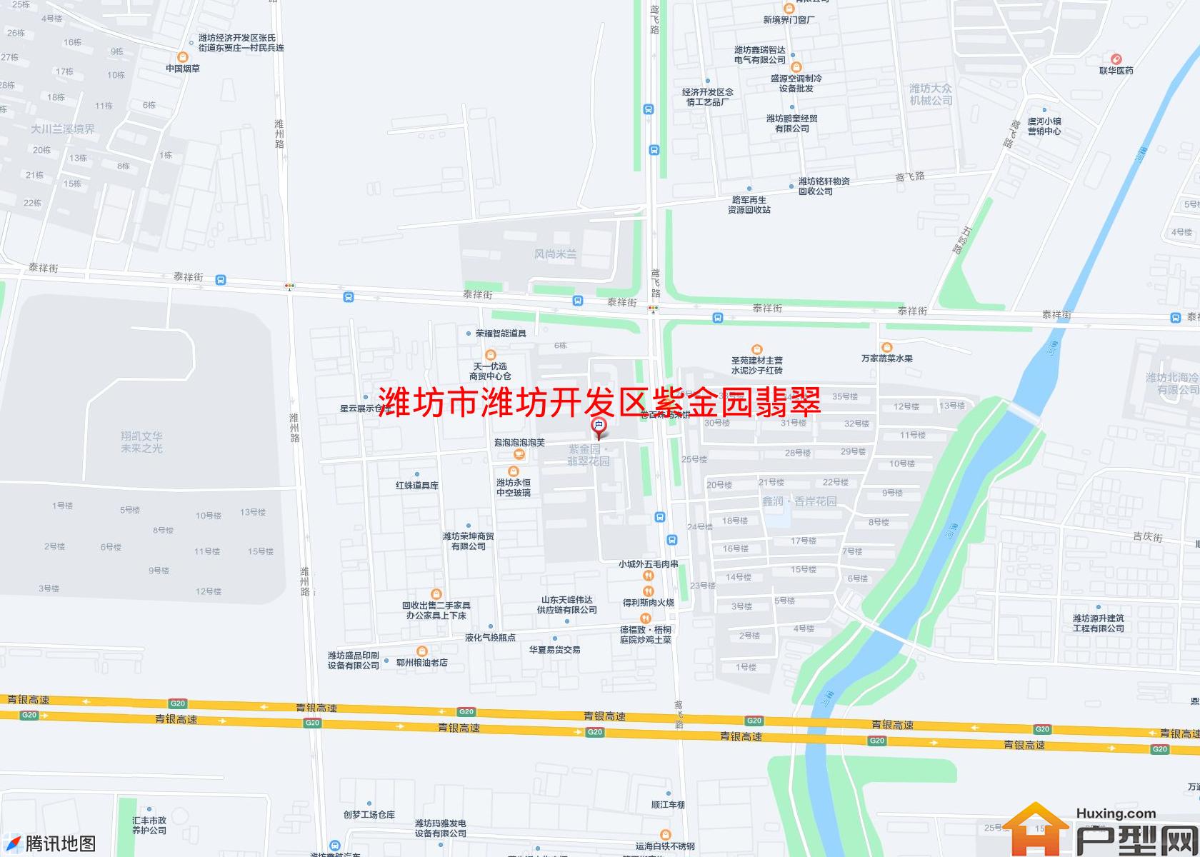 潍坊开发区紫金园翡翠花园小区 - 户型网