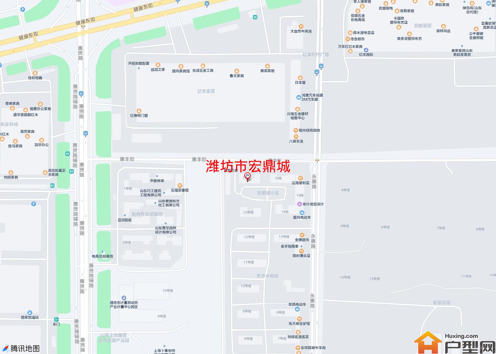 宏鼎城小区 - 户型网