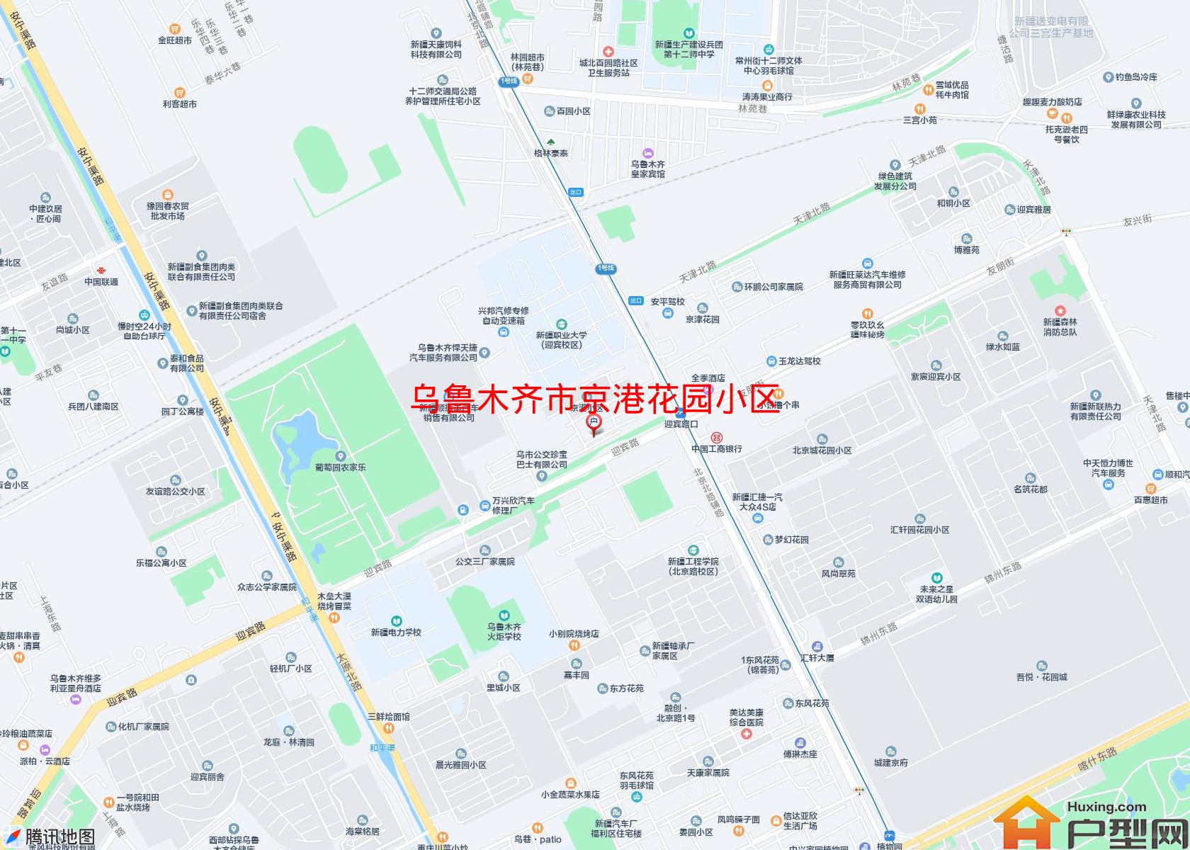 京港花园小区小区 - 户型网