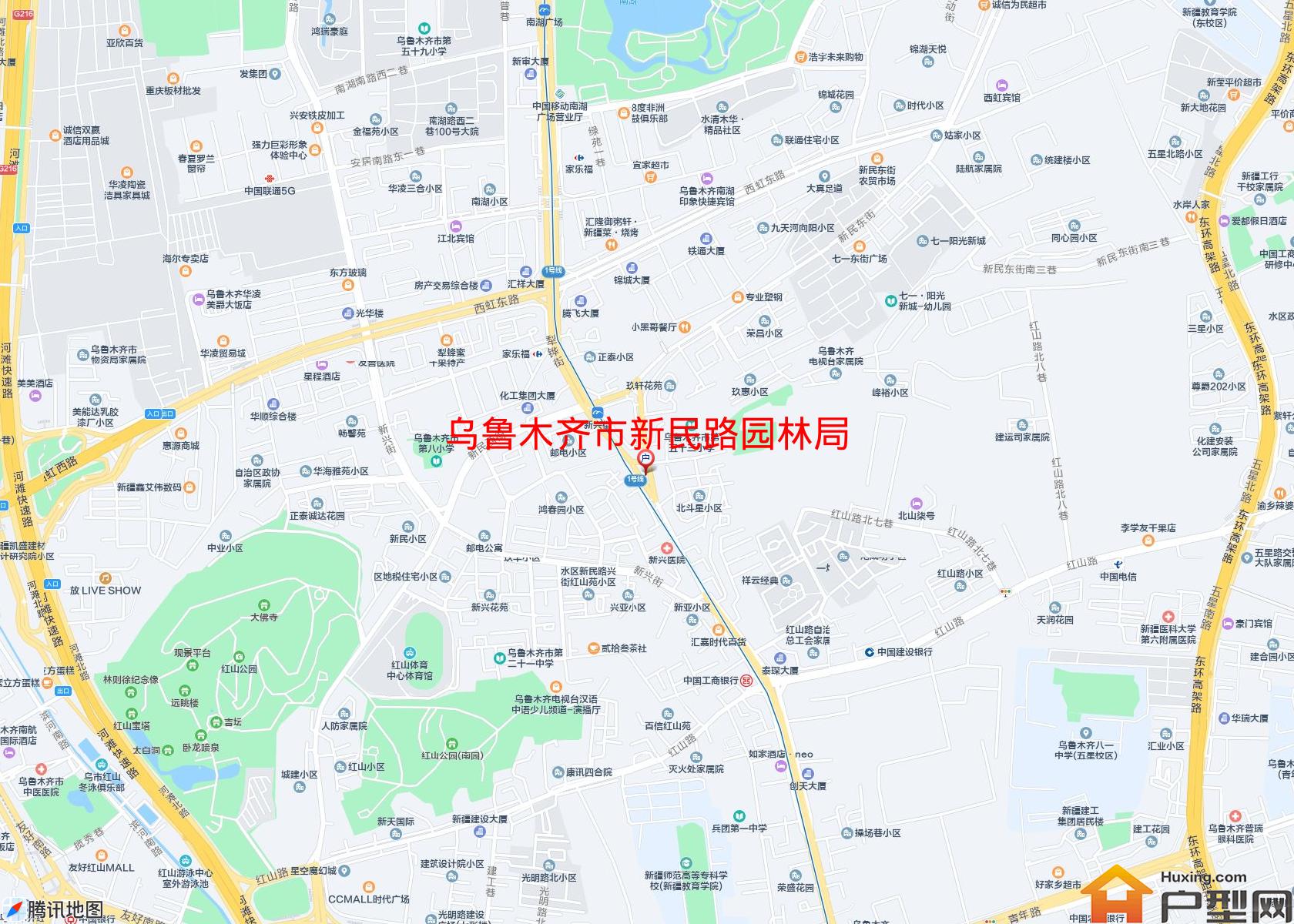 新民路园林局小区 - 户型网
