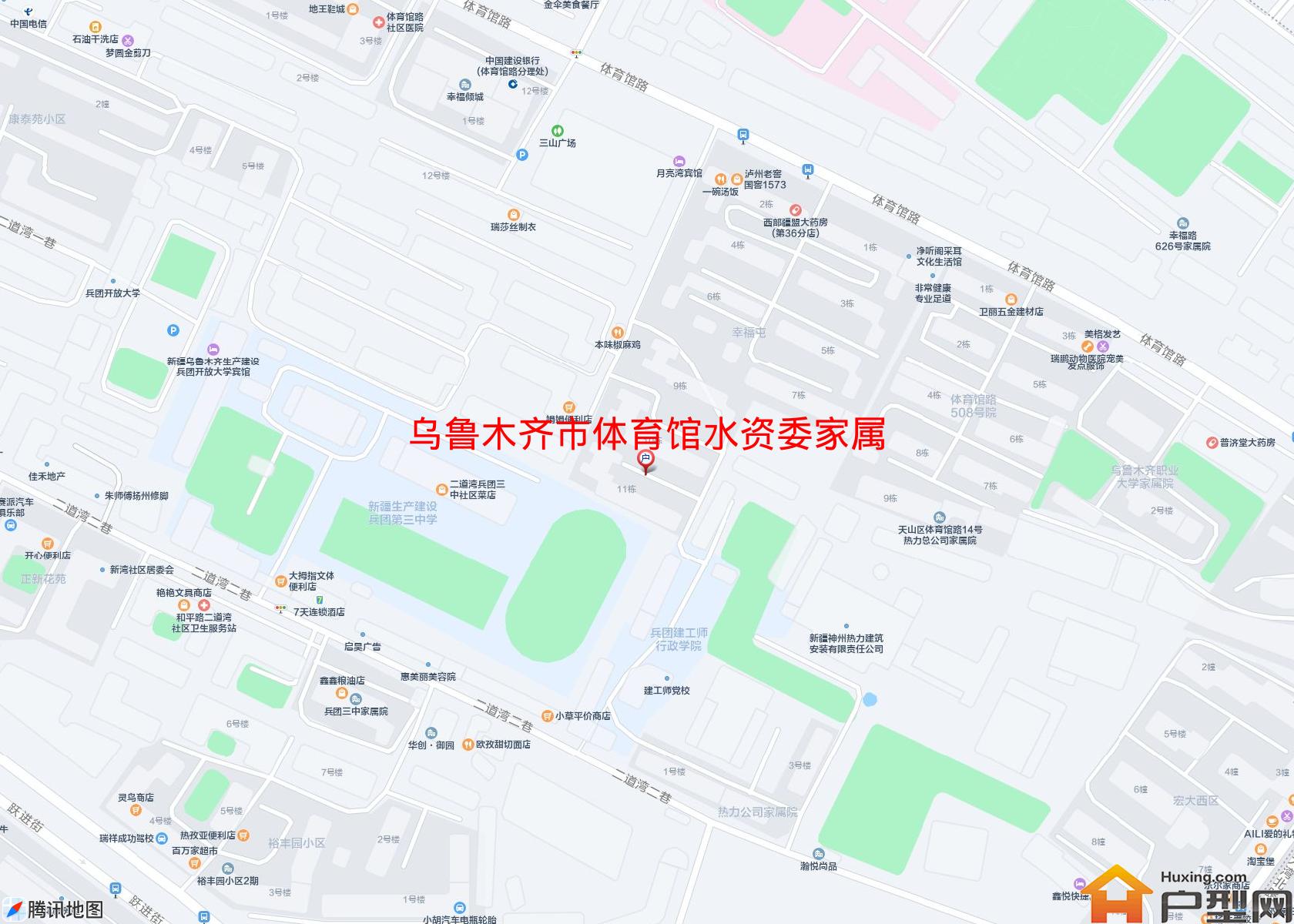体育馆水资委家属院小区 - 户型网