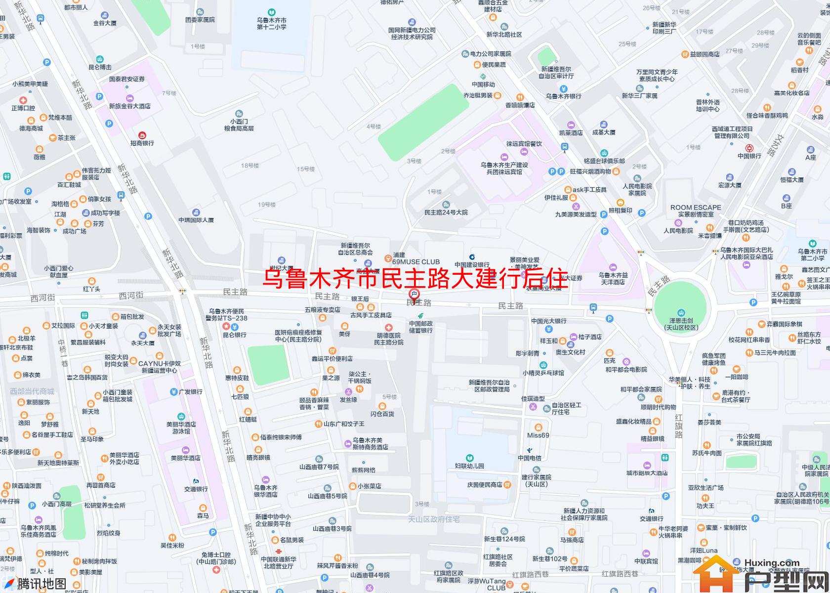民主路大建行后住房小区 - 户型网